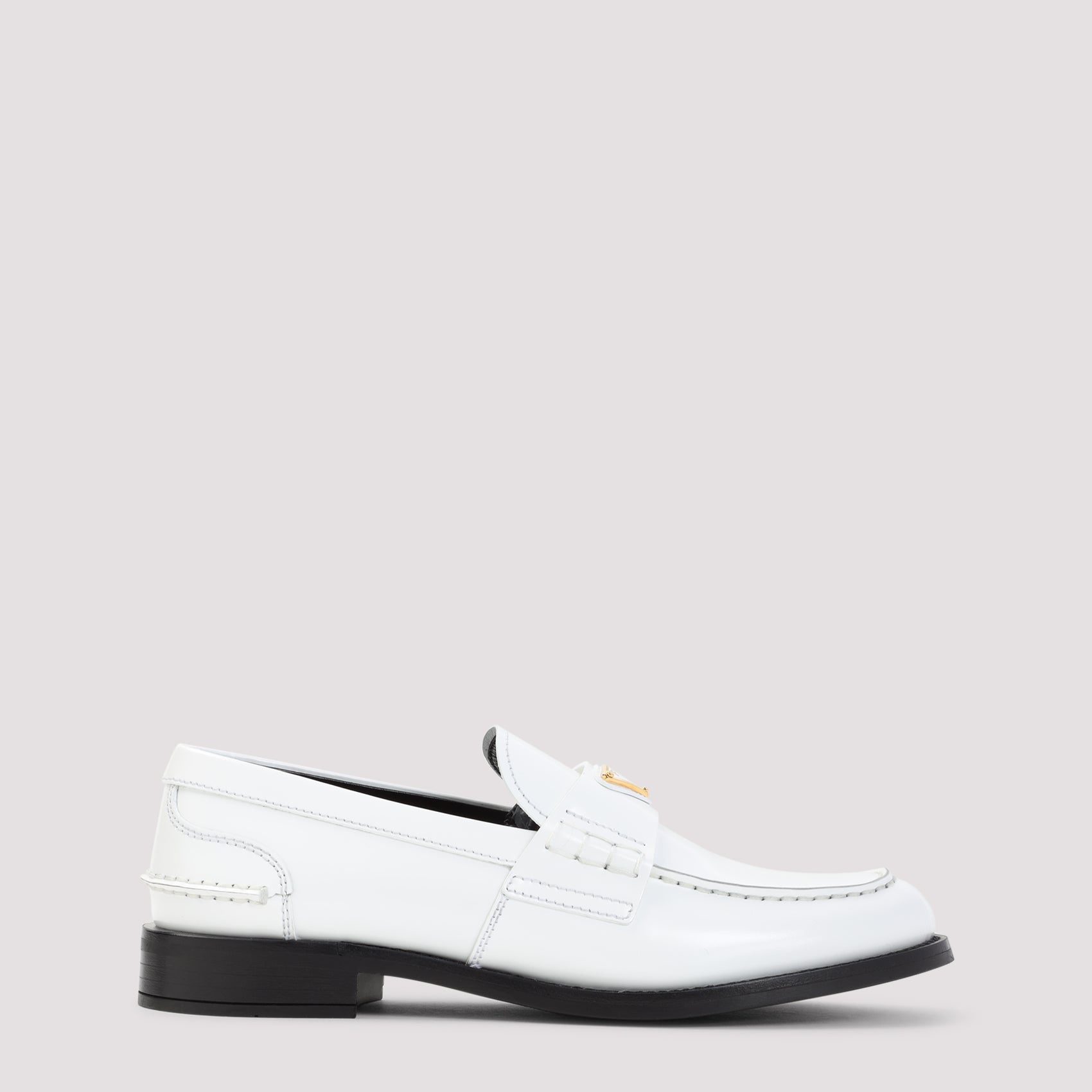PRADA 100% Leather Loafers for Men