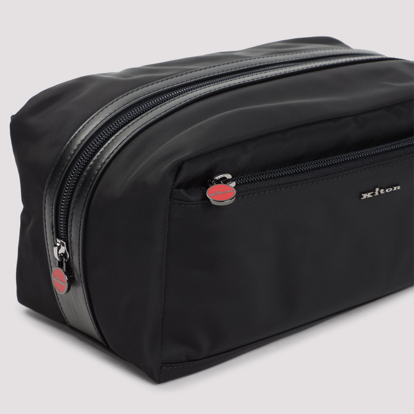 KITON Mini Polyamide Pouch Handbag