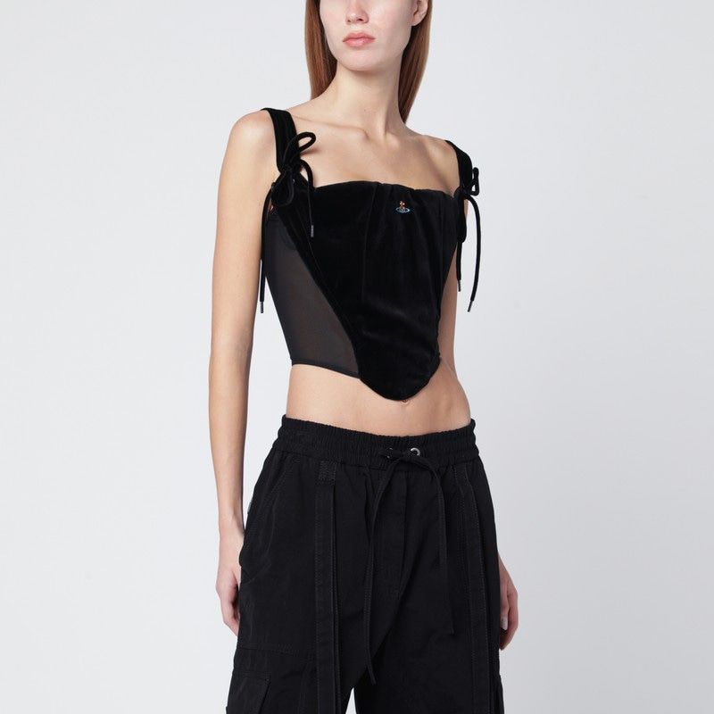 VIVIENNE WESTWOOD Mini Velvet Puppy Corset