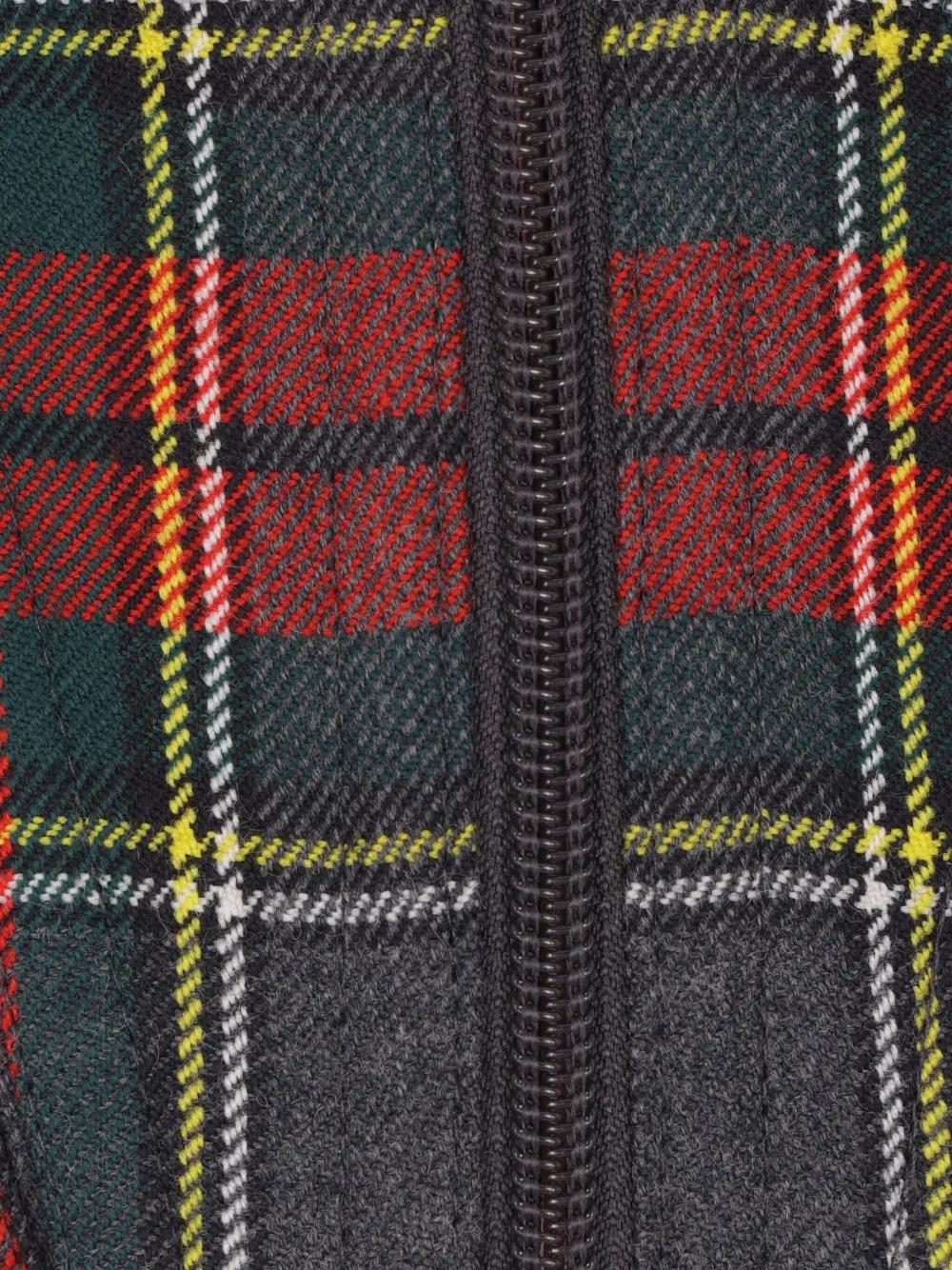 VIVIENNE WESTWOOD Plaid Zippered Front Top