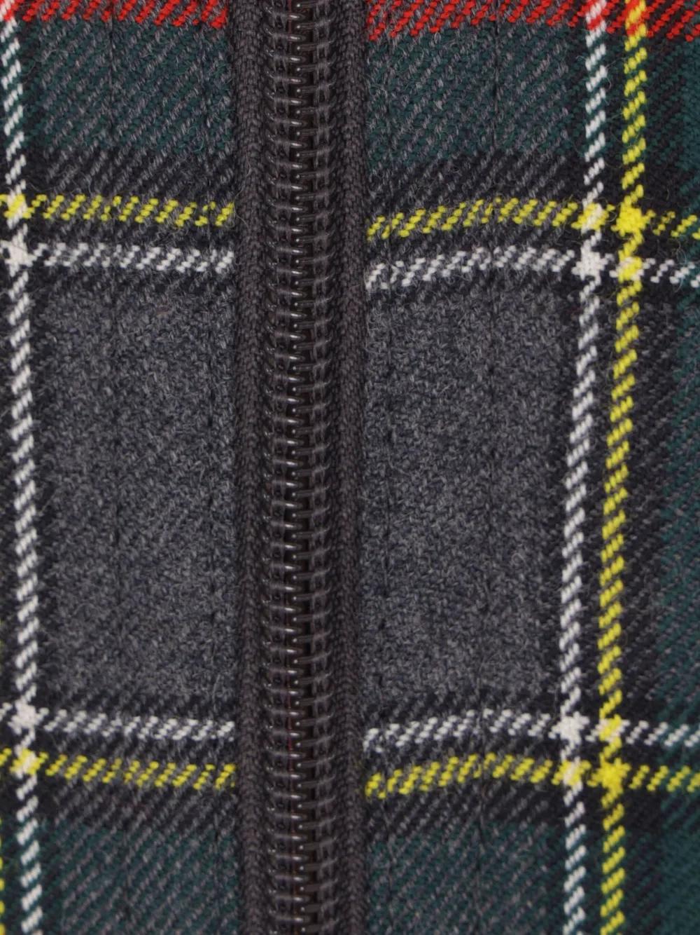 VIVIENNE WESTWOOD Plaid Zippered Front Top