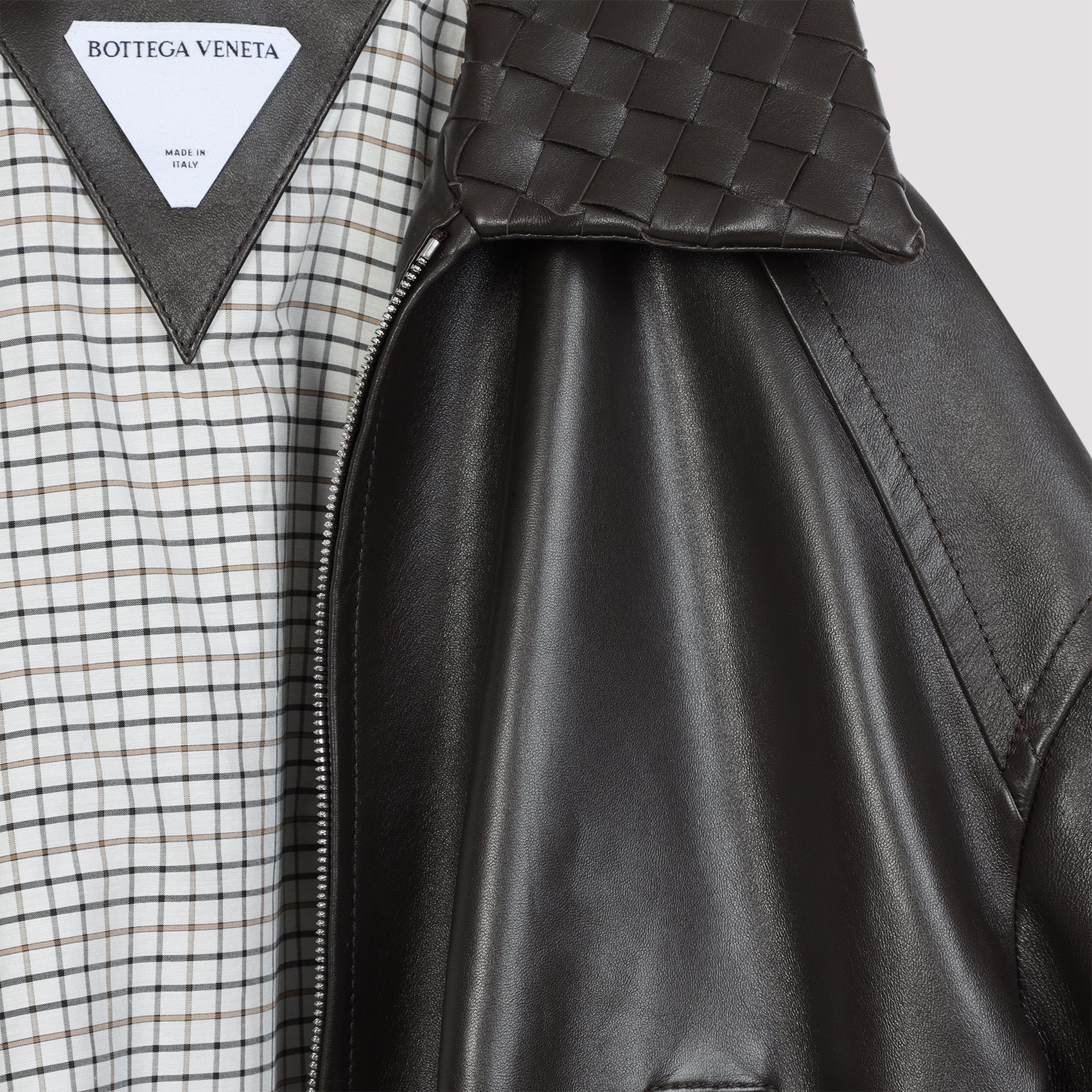 BOTTEGA VENETA Men's Classic Leather Jacket