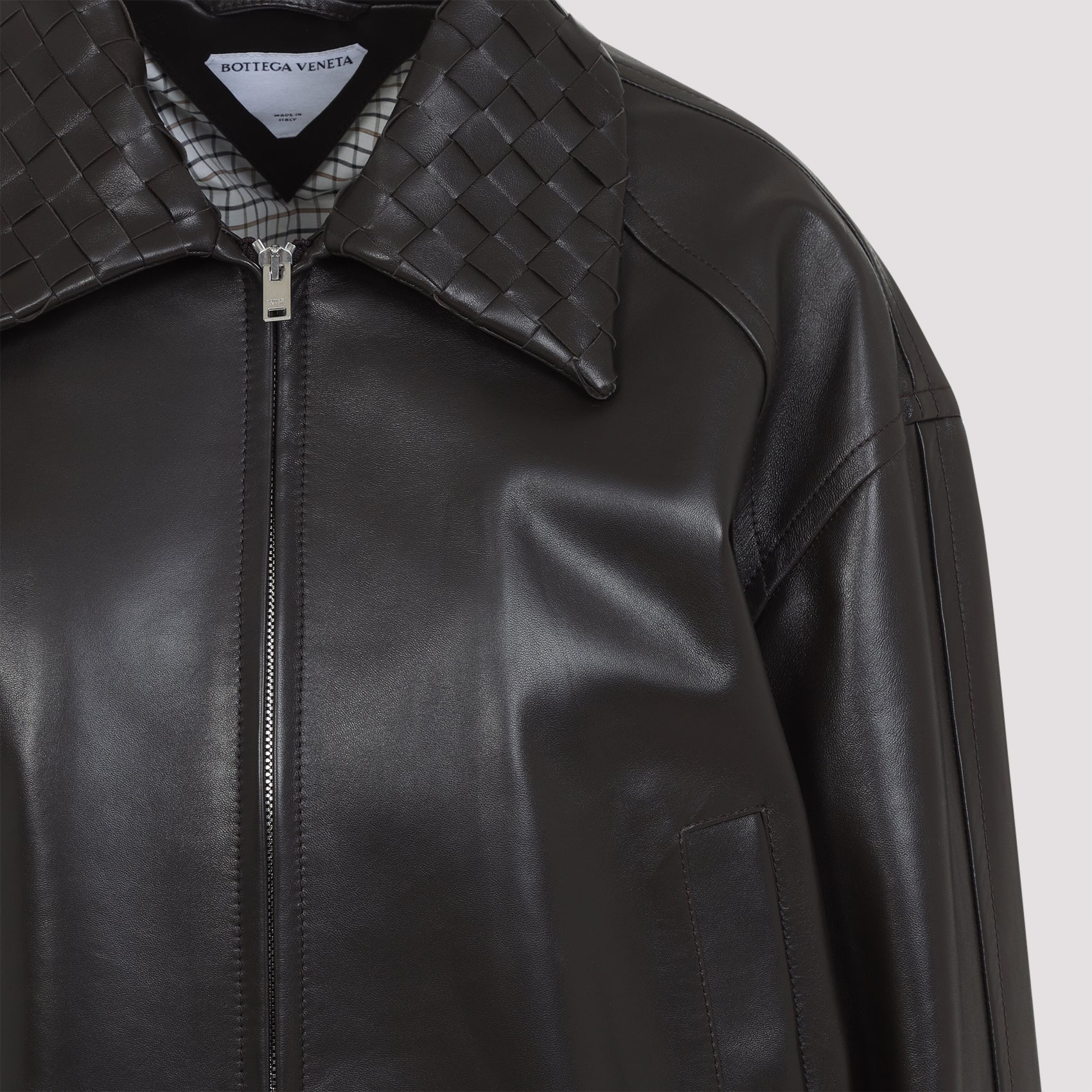 BOTTEGA VENETA Men's Classic Leather Jacket