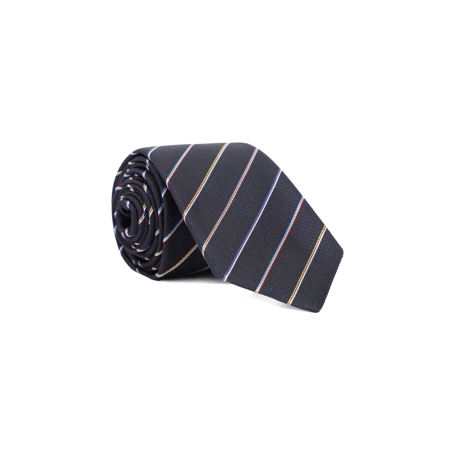 PAUL SMITH Mini Multi Stripes Silk Tie