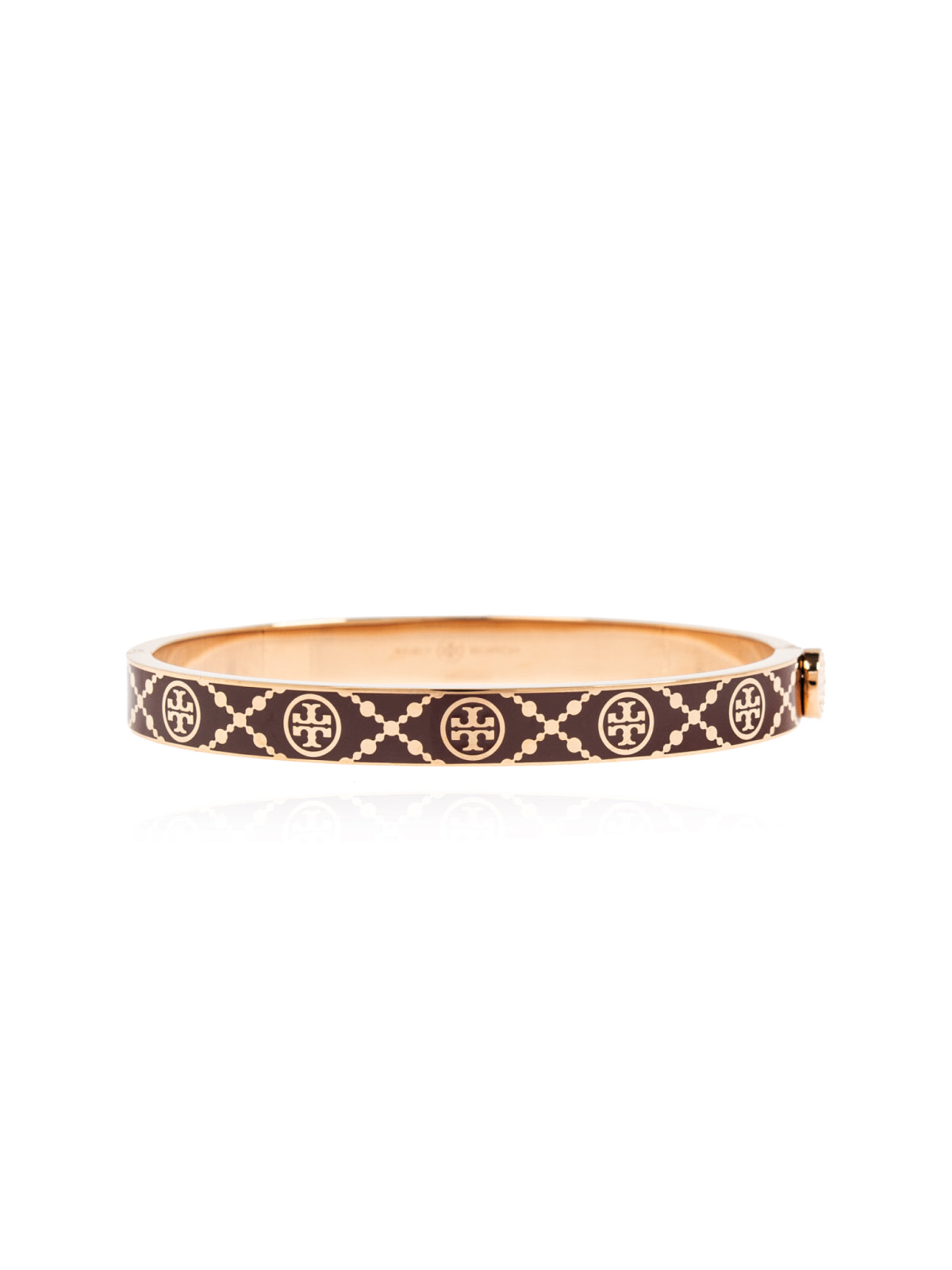 TORY BURCH T Monogram Miller Stud Hinge Bracelet