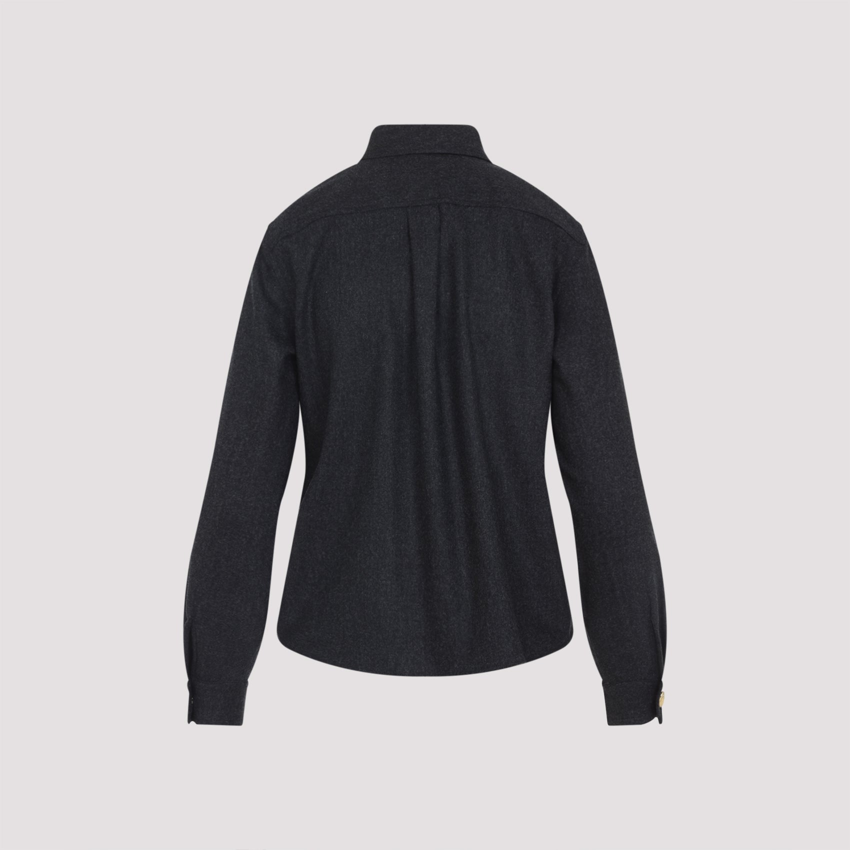 FABIANA FILIPPI Virgin Wool Shirt for Men - FW25 Collection