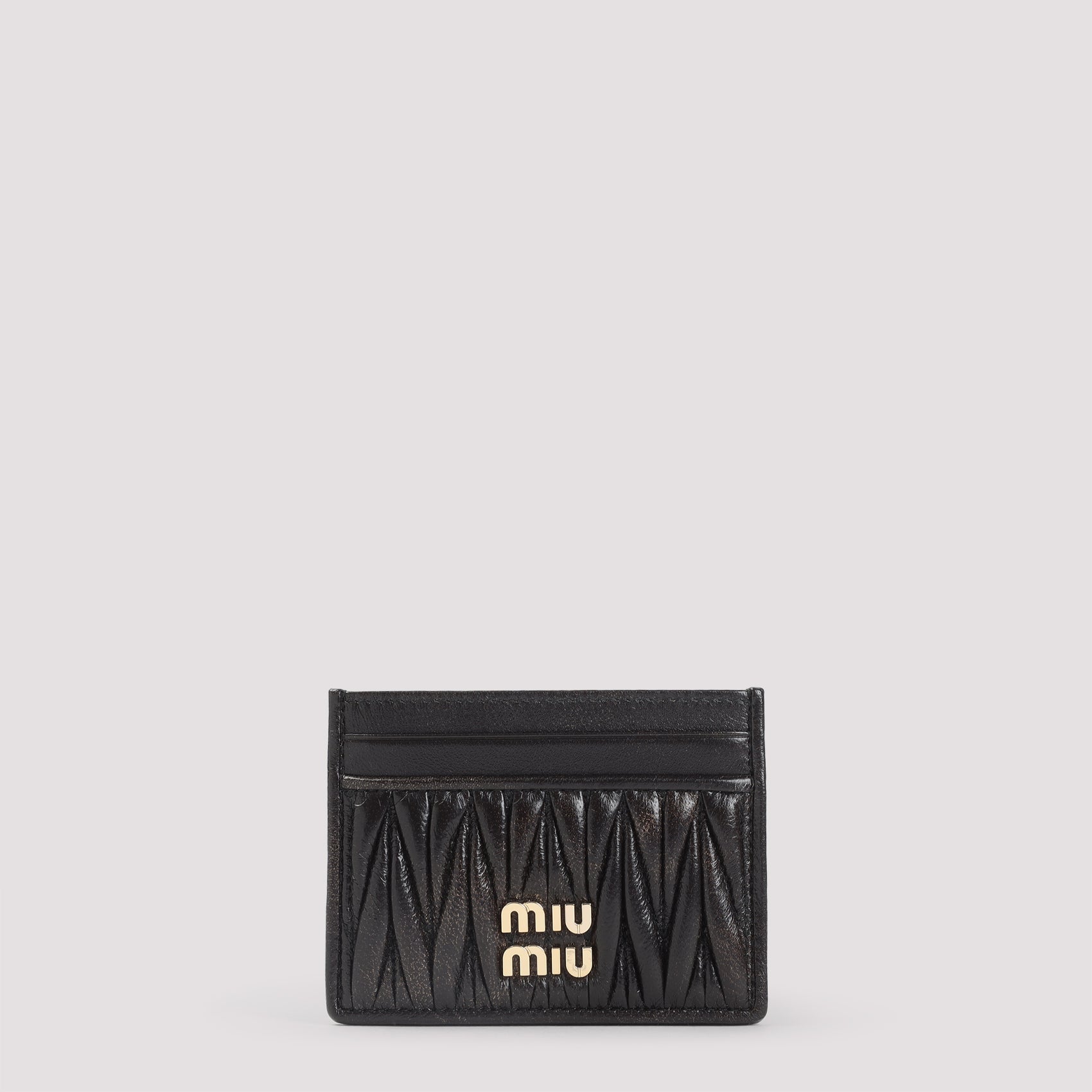 MIU MIU Mini Lamb Leather Credit Card Case