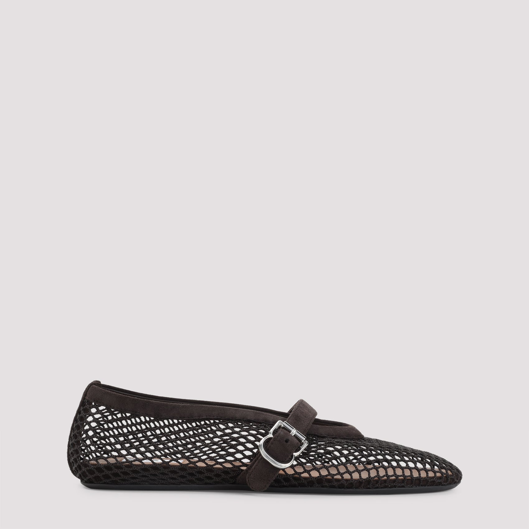 ALAÏA Fishnet Suede Flat Ballerinas for Men