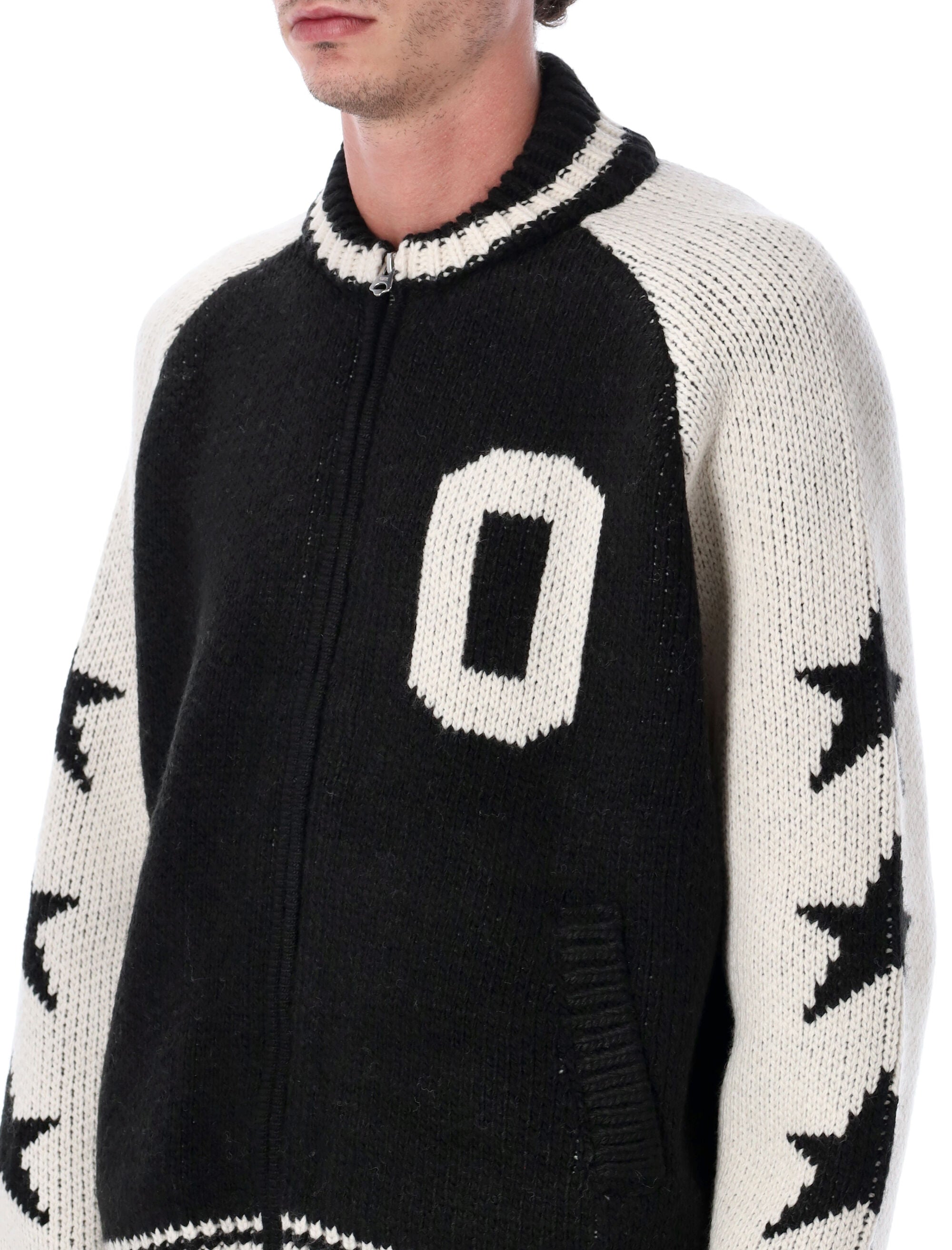 OBEY Contemporary Cowichan Zip-Up Sweater - Size L