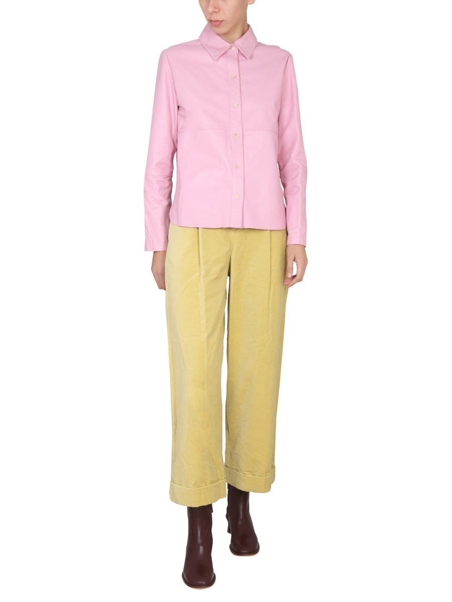 ALYSI Chic Wide Pants for Women - Front Closure Design