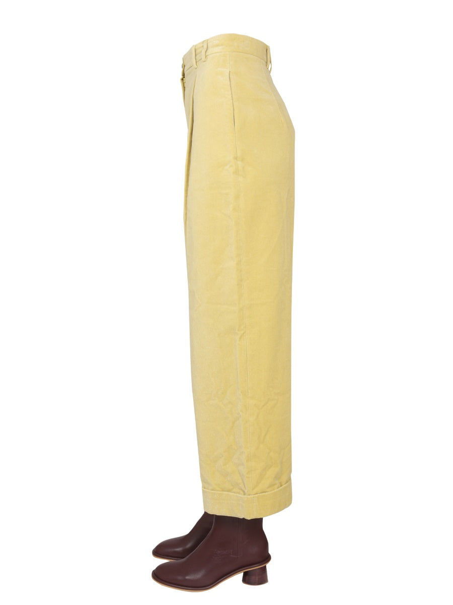 ALYSI Chic Wide Pants for Women - Front Closure Design