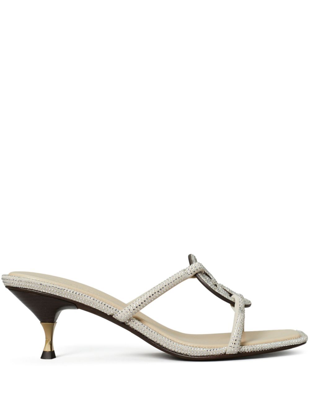 TORY BURCH Pave Geo Bombe Miller Low Heel Sandal