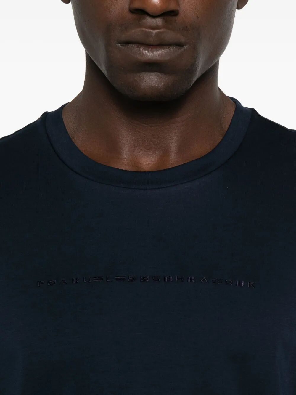 PAUL & SHARK Classic Cotton T-Shirt with Patch for Men - FW25 Collection