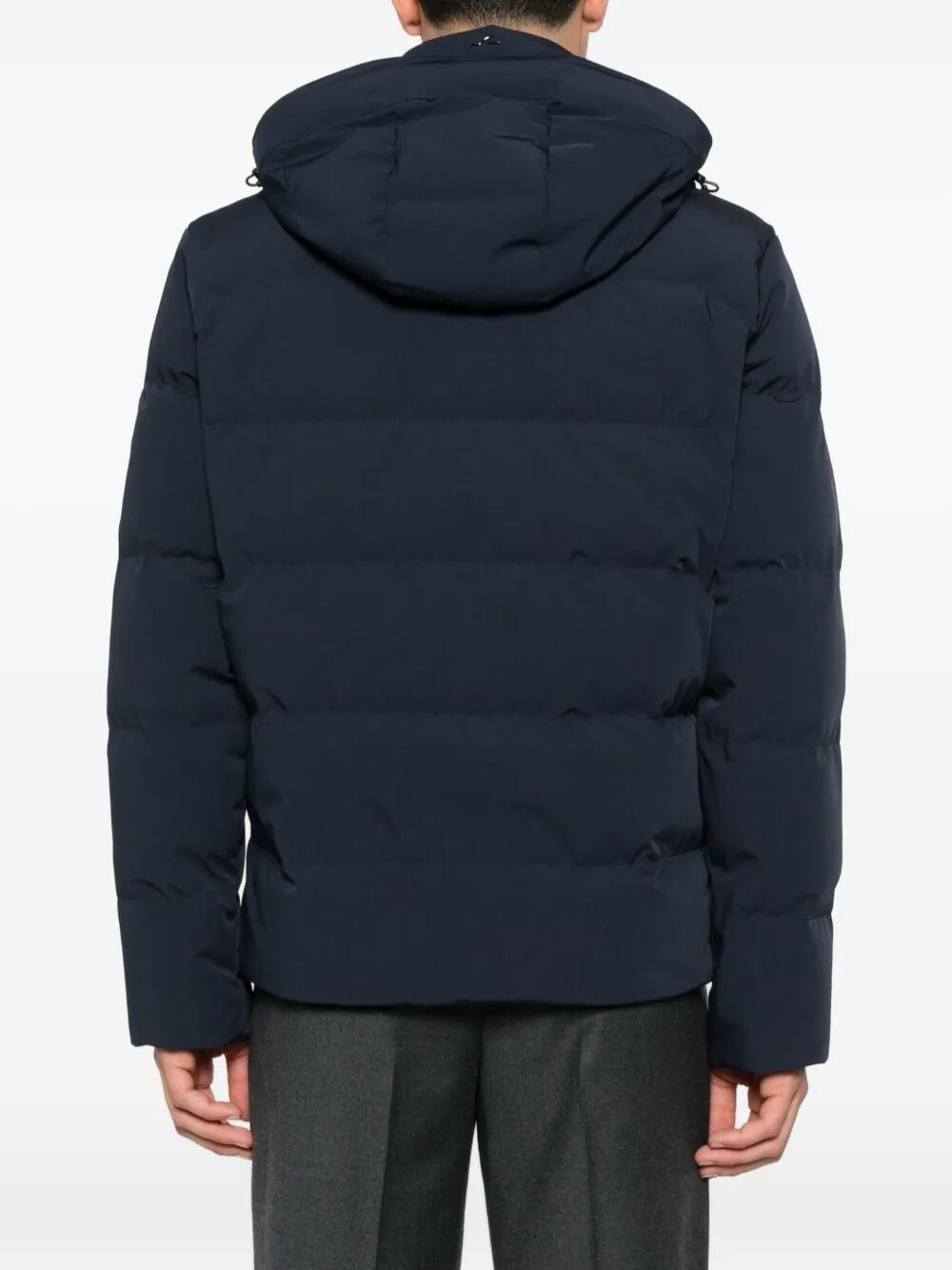 PAUL & SHARK Men's Hooded Short Down Jacket