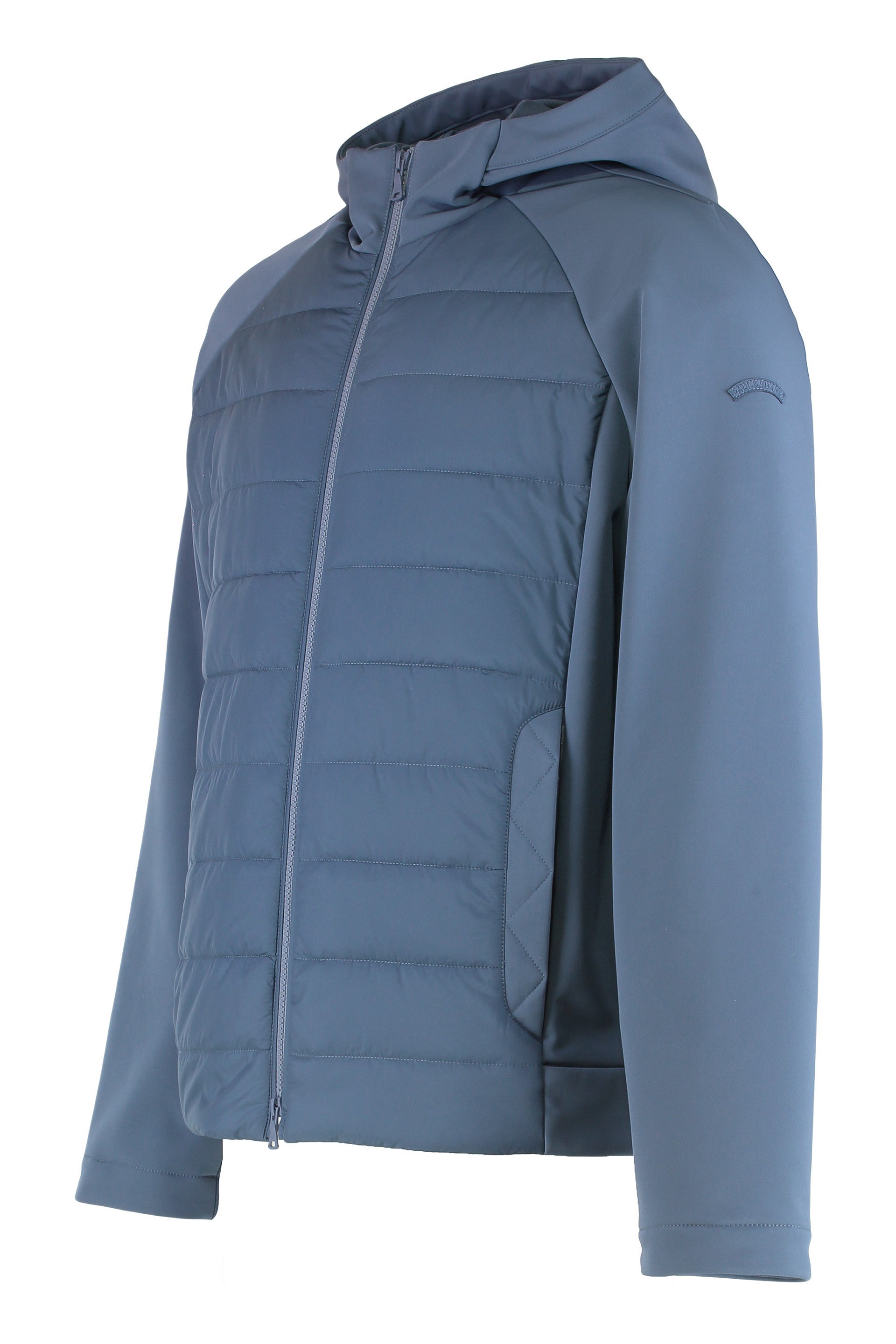 PAUL & SHARK Men's Lightweight Technical Fabric Jacket with Zip and Hood