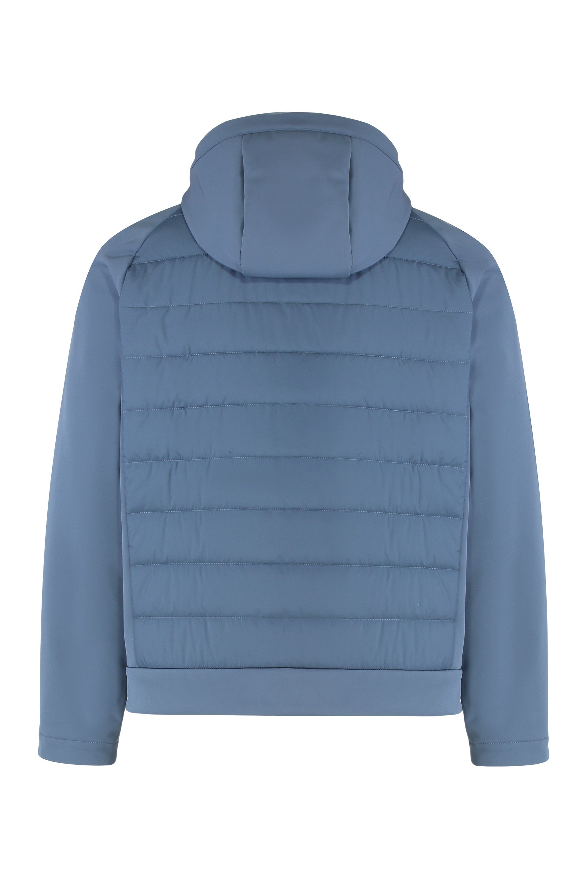 PAUL & SHARK Men's Lightweight Technical Fabric Jacket with Zip and Hood