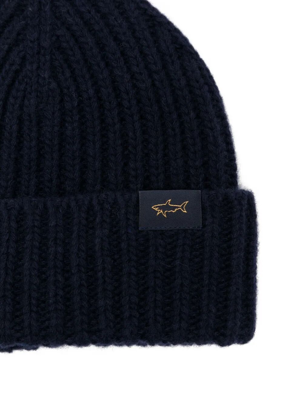 PAUL & SHARK Ribbed Wool Blend Beanie for Men - FW25