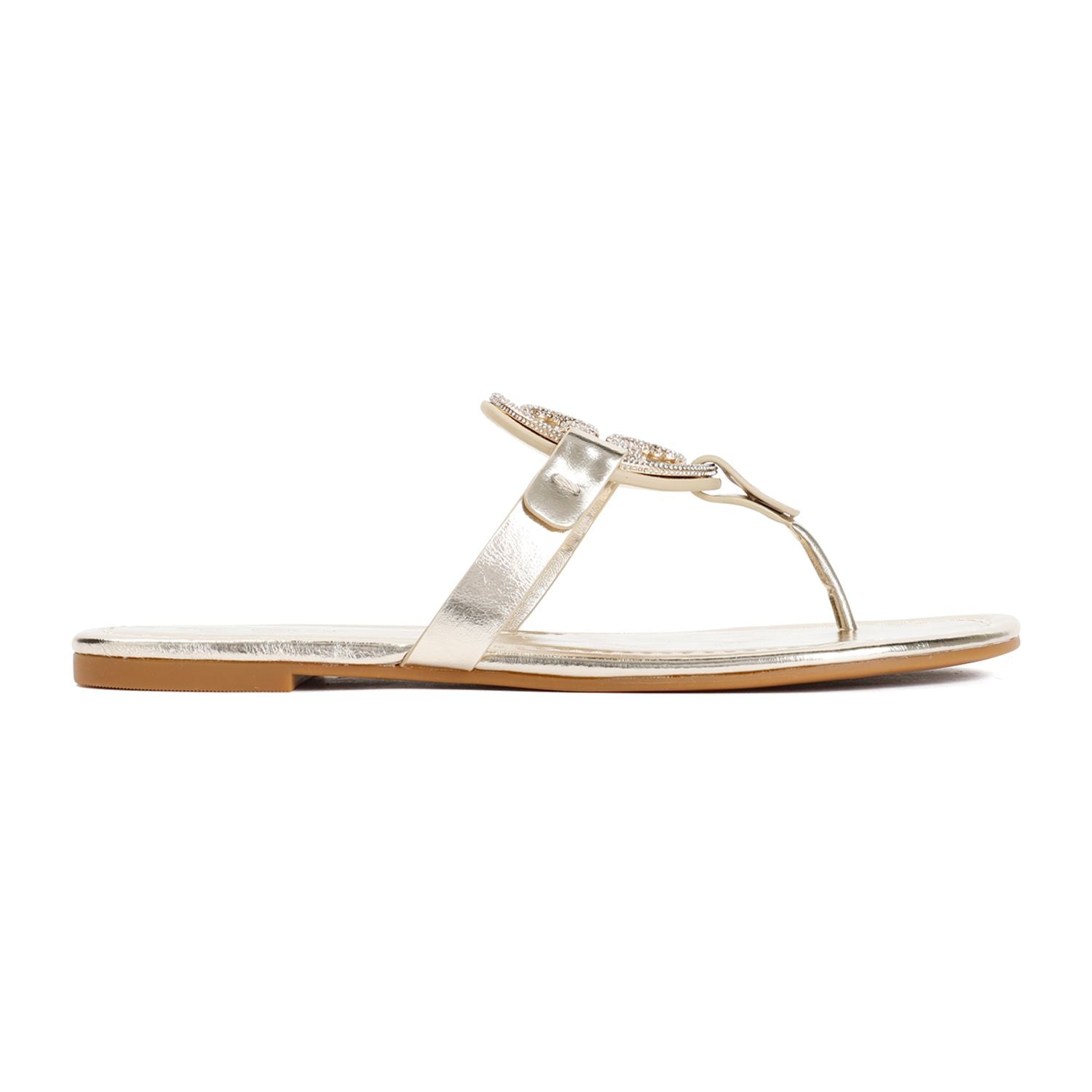 TORY BURCH Leather Miller Thong Slippers