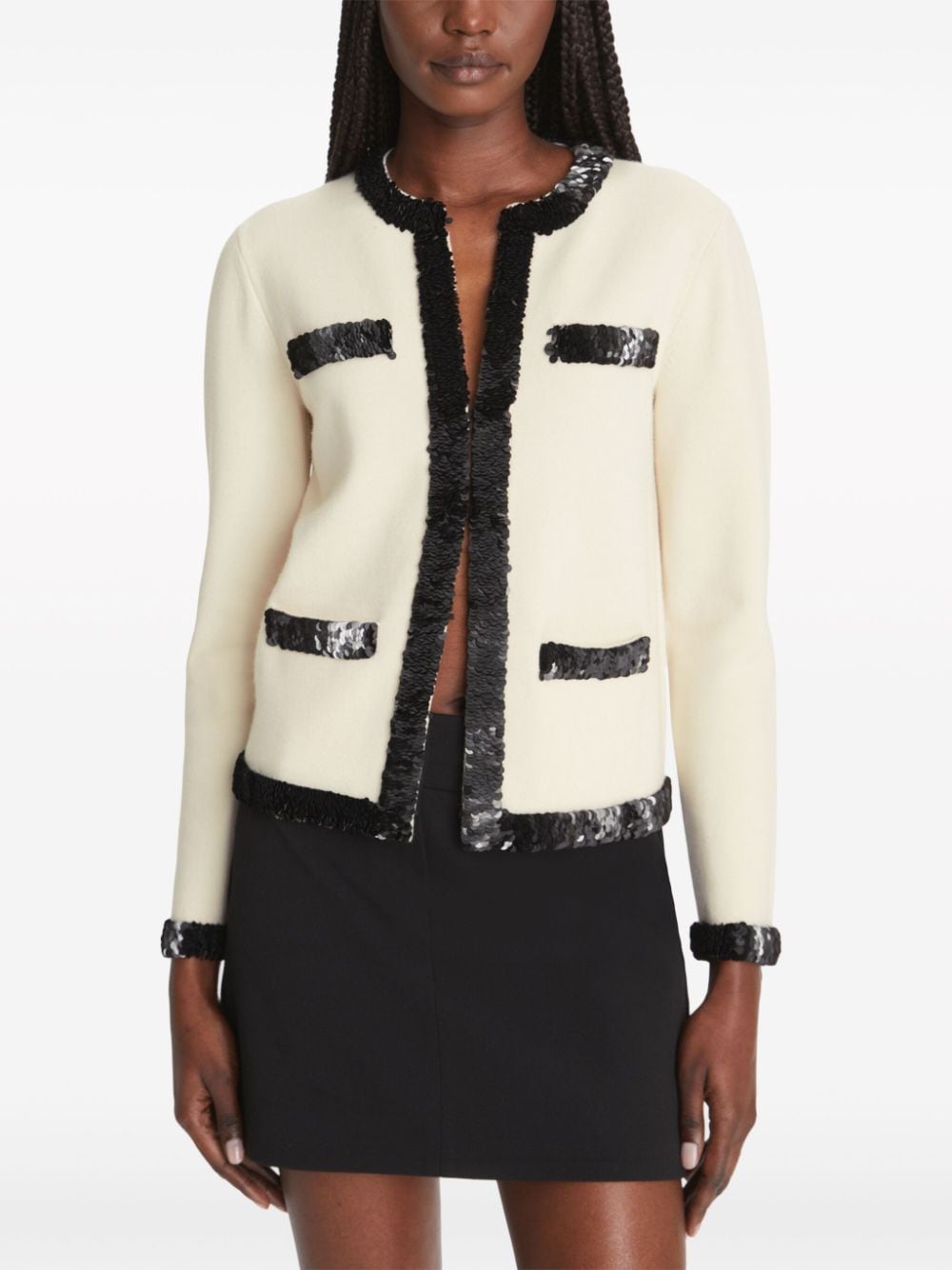TORY BURCH Kendra Regular Fit Cardigan - Women's S