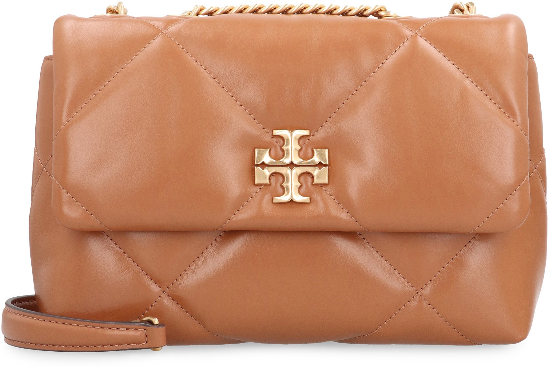 TORY BURCH Kira Mini Leather Shoulder Handbag 22.5cm