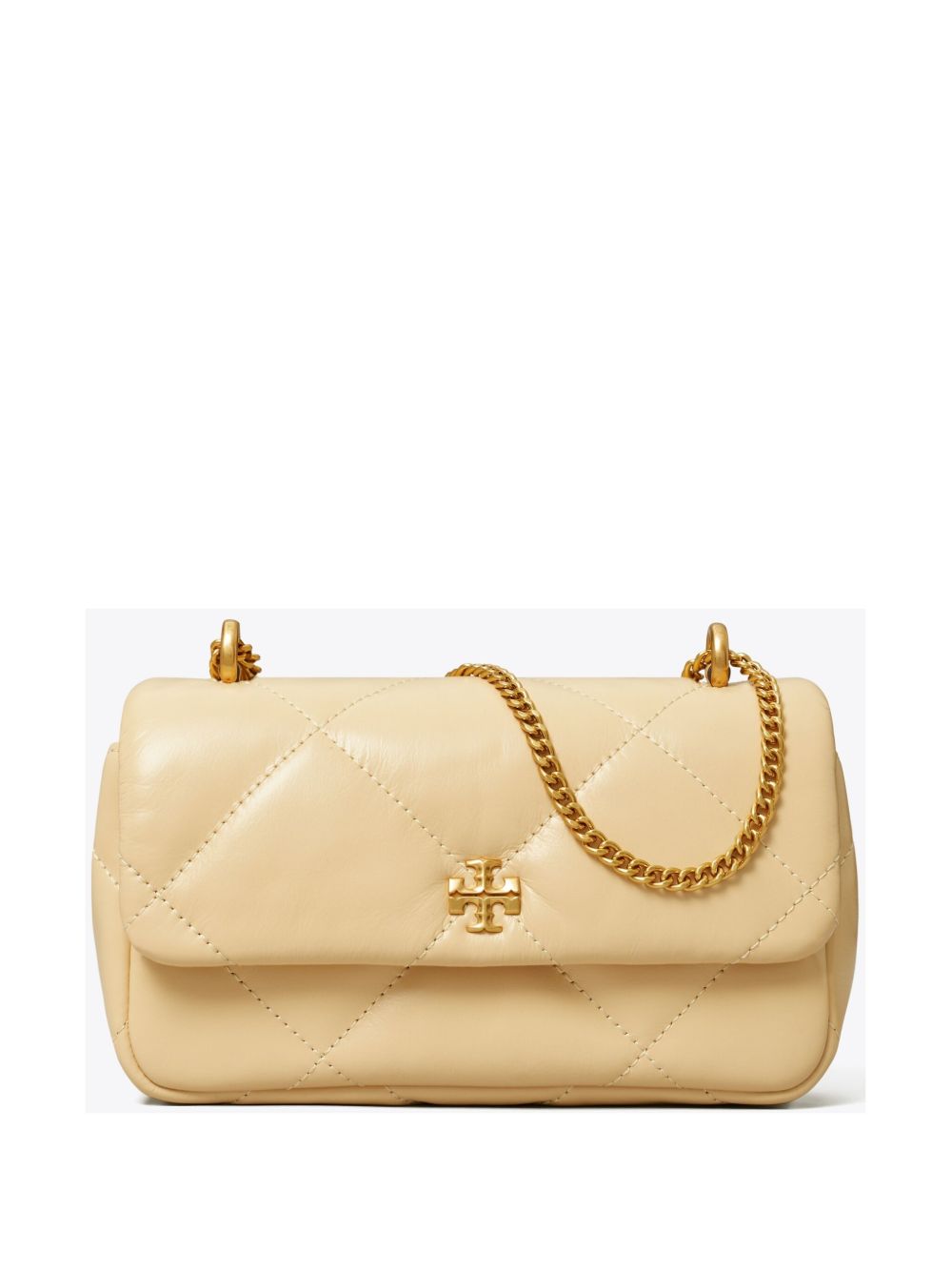 TORY BURCH Mini Leather Shoulder Handbag with Foldover Top