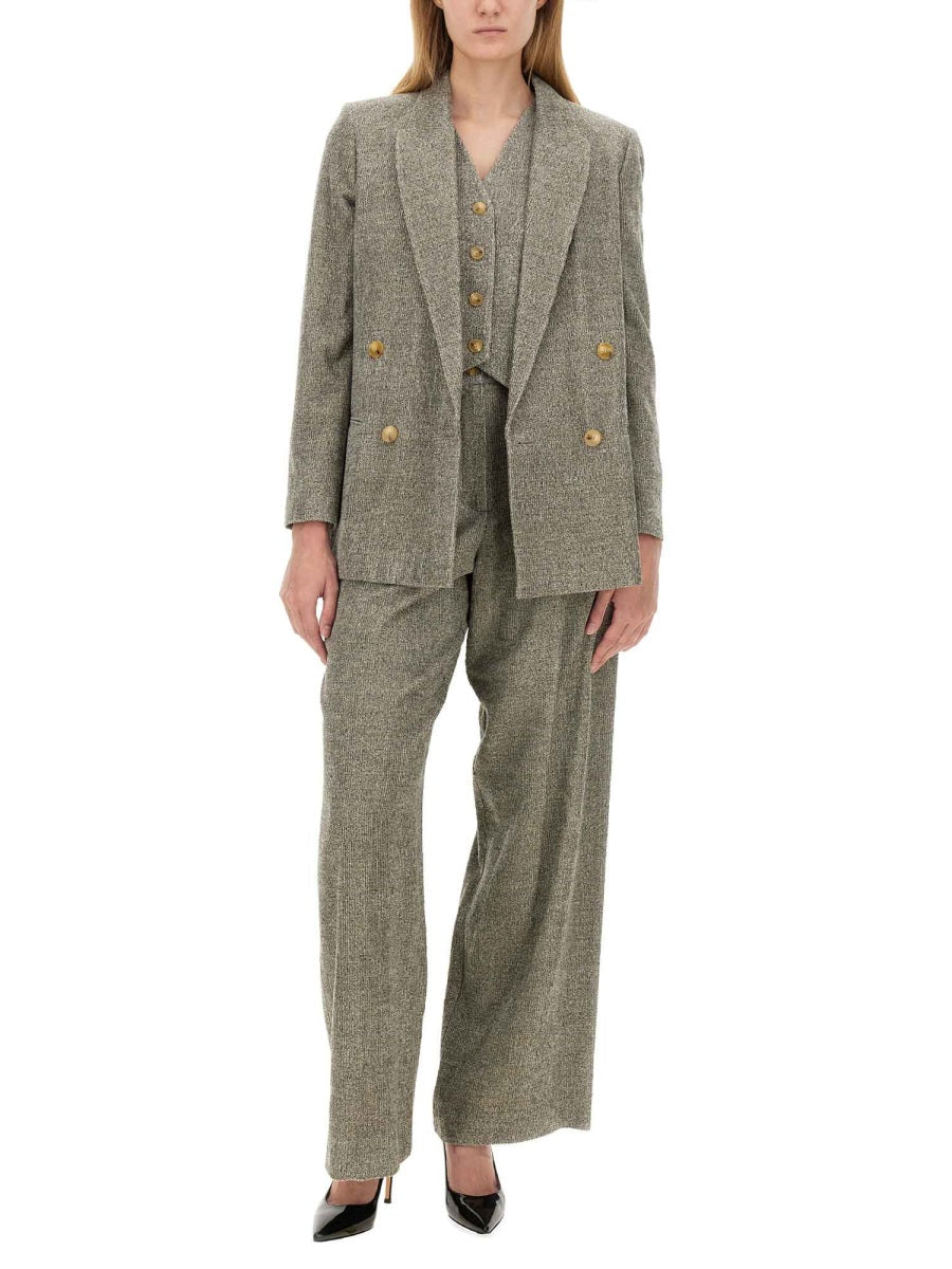 ALYSI Double-Breasted Jacket - Regular Fit