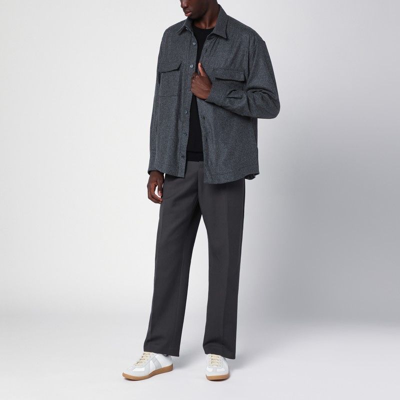 XACUS Men's Wool Blend Overshirt