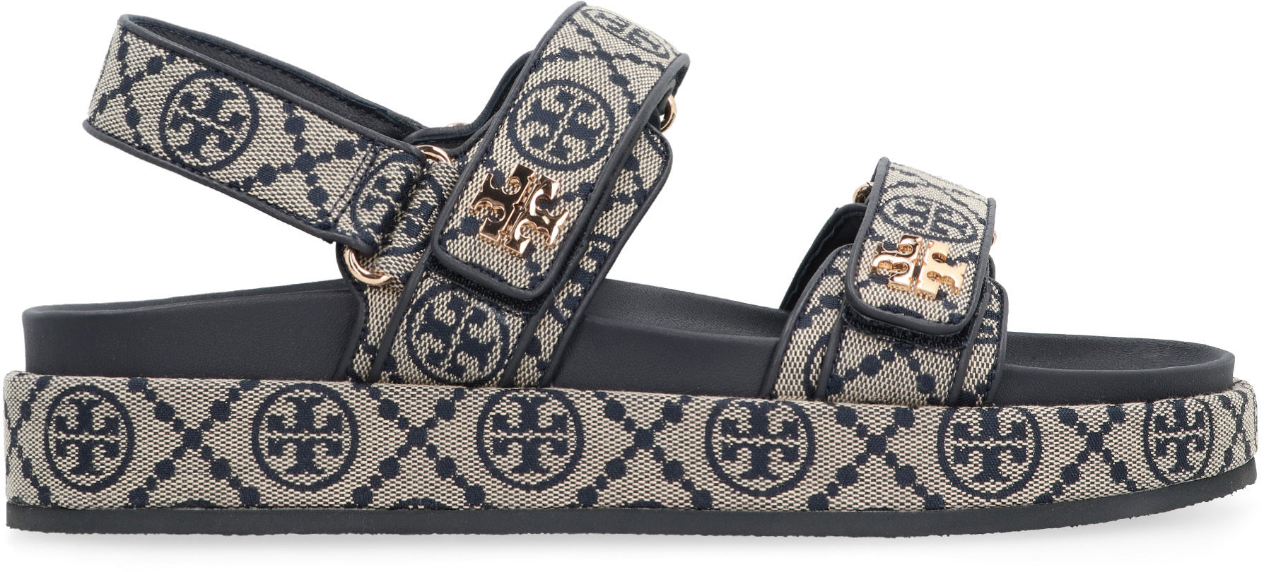 TORY BURCH Kira Fabric Platform Sandals - 3.5 cm