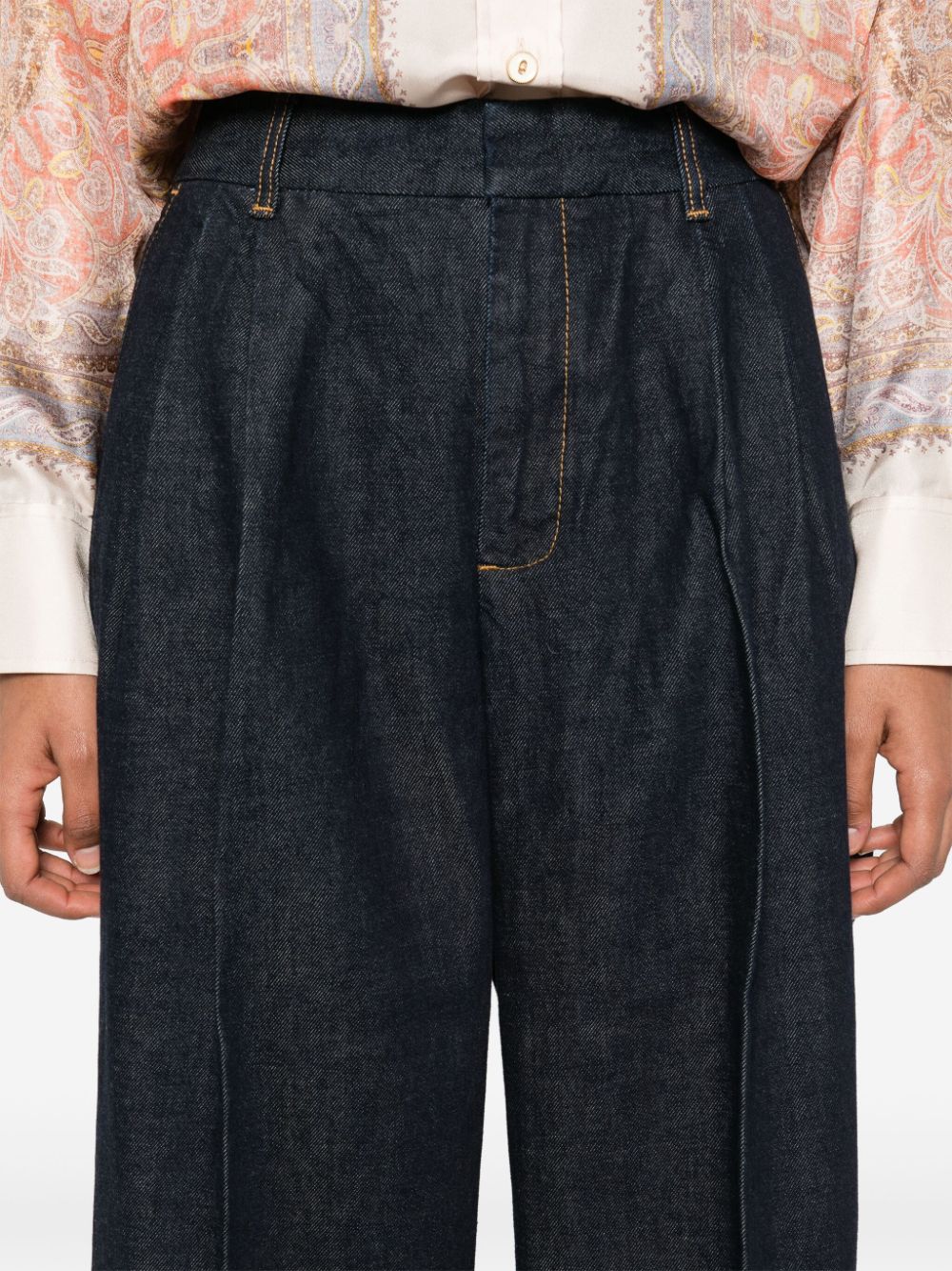 ZIMMERMANN Concealed Front Button Trousers