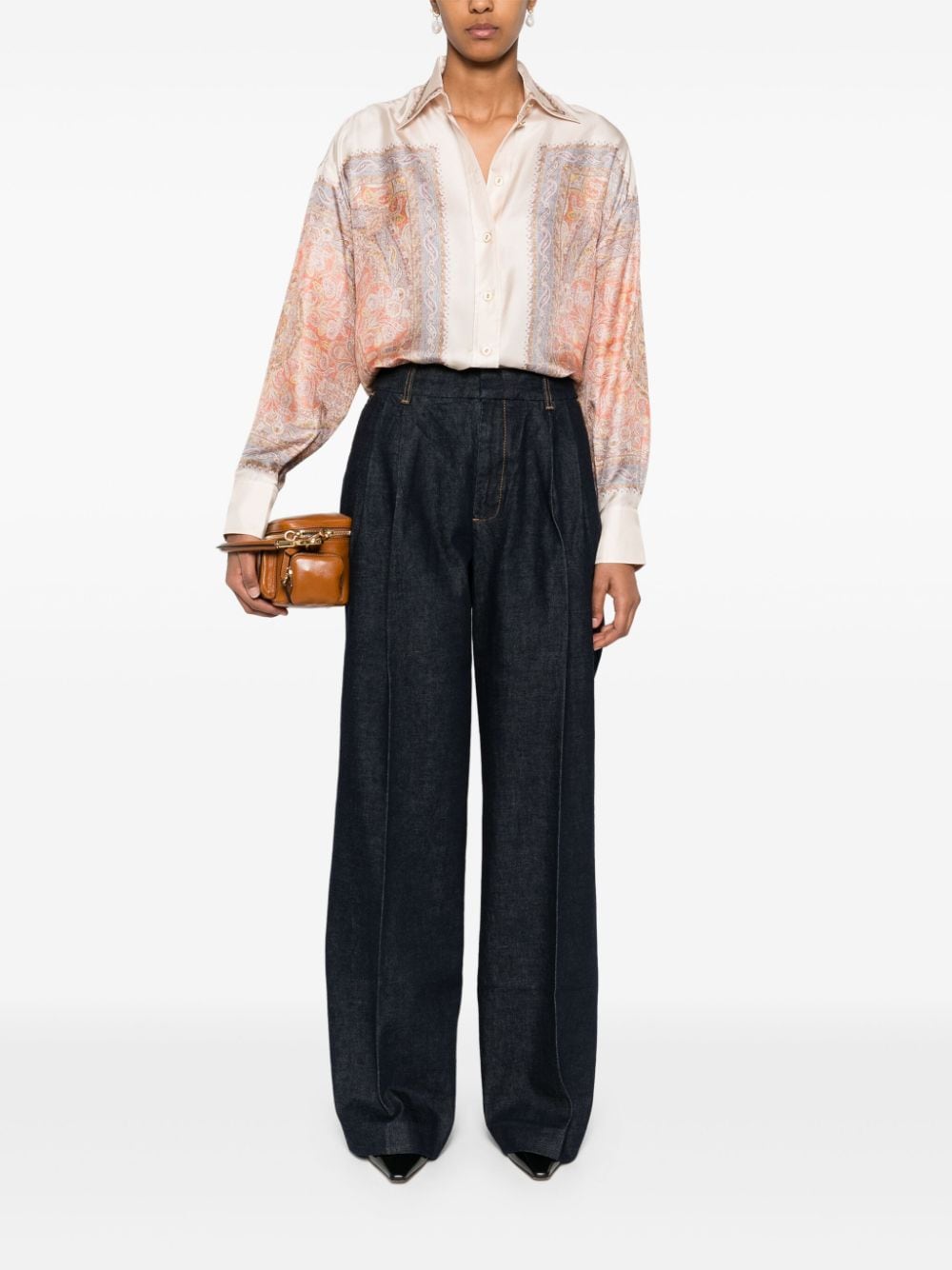 ZIMMERMANN Concealed Front Button Trousers