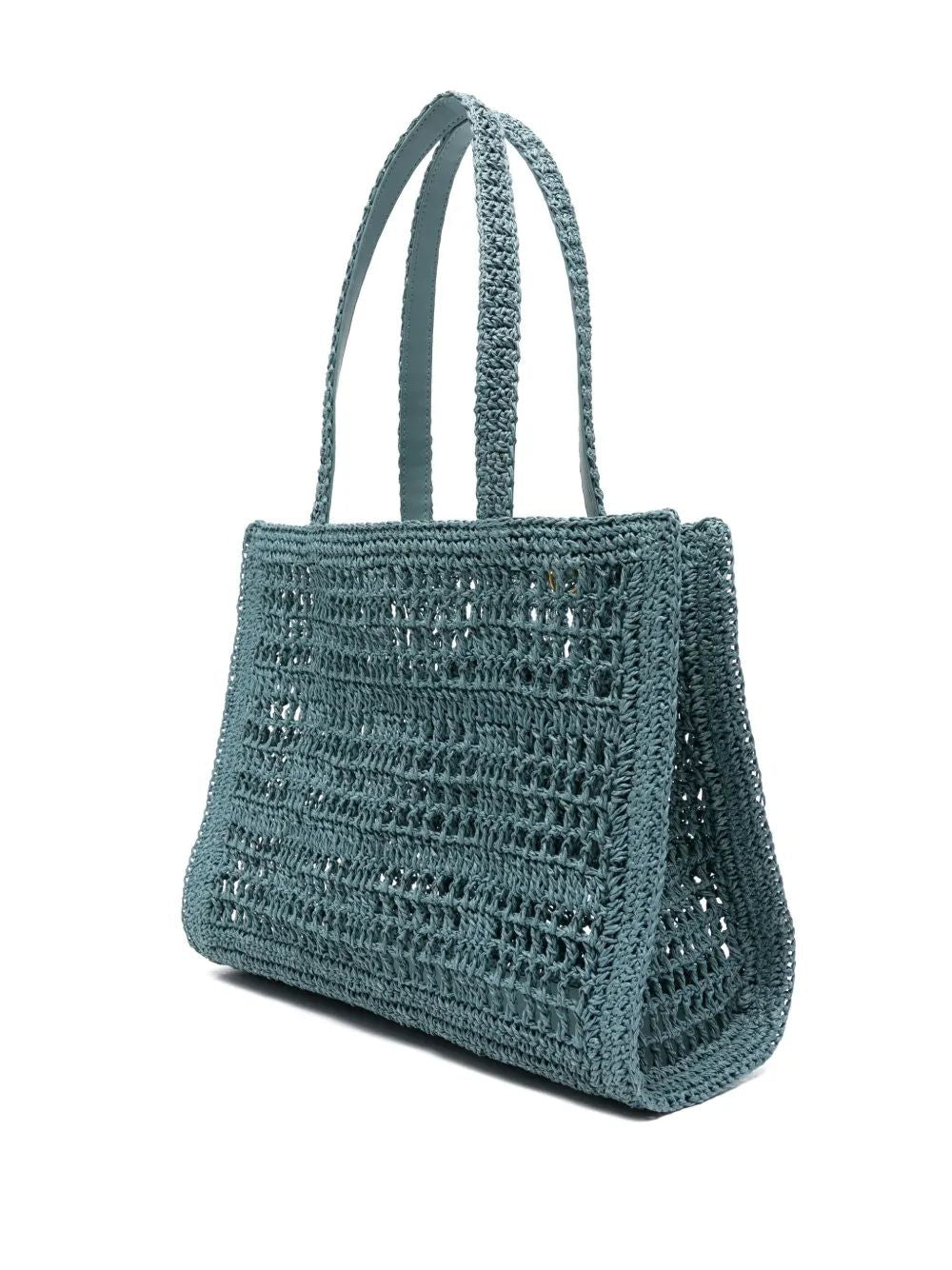 TORY BURCH Mini Hand-Crocheted Tote Handbag