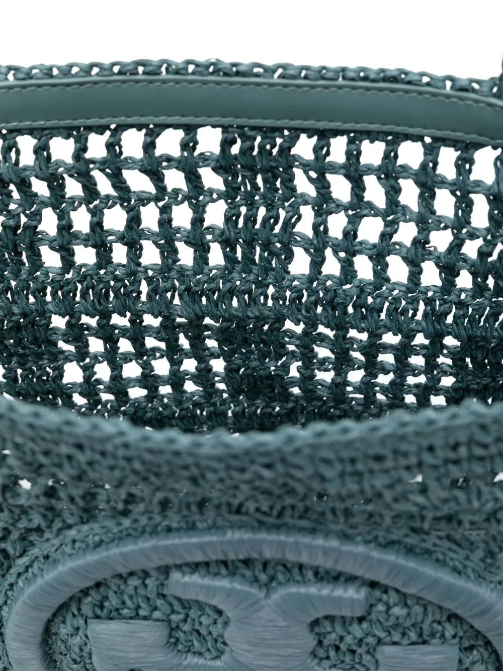 TORY BURCH Mini Hand-Crocheted Tote Handbag