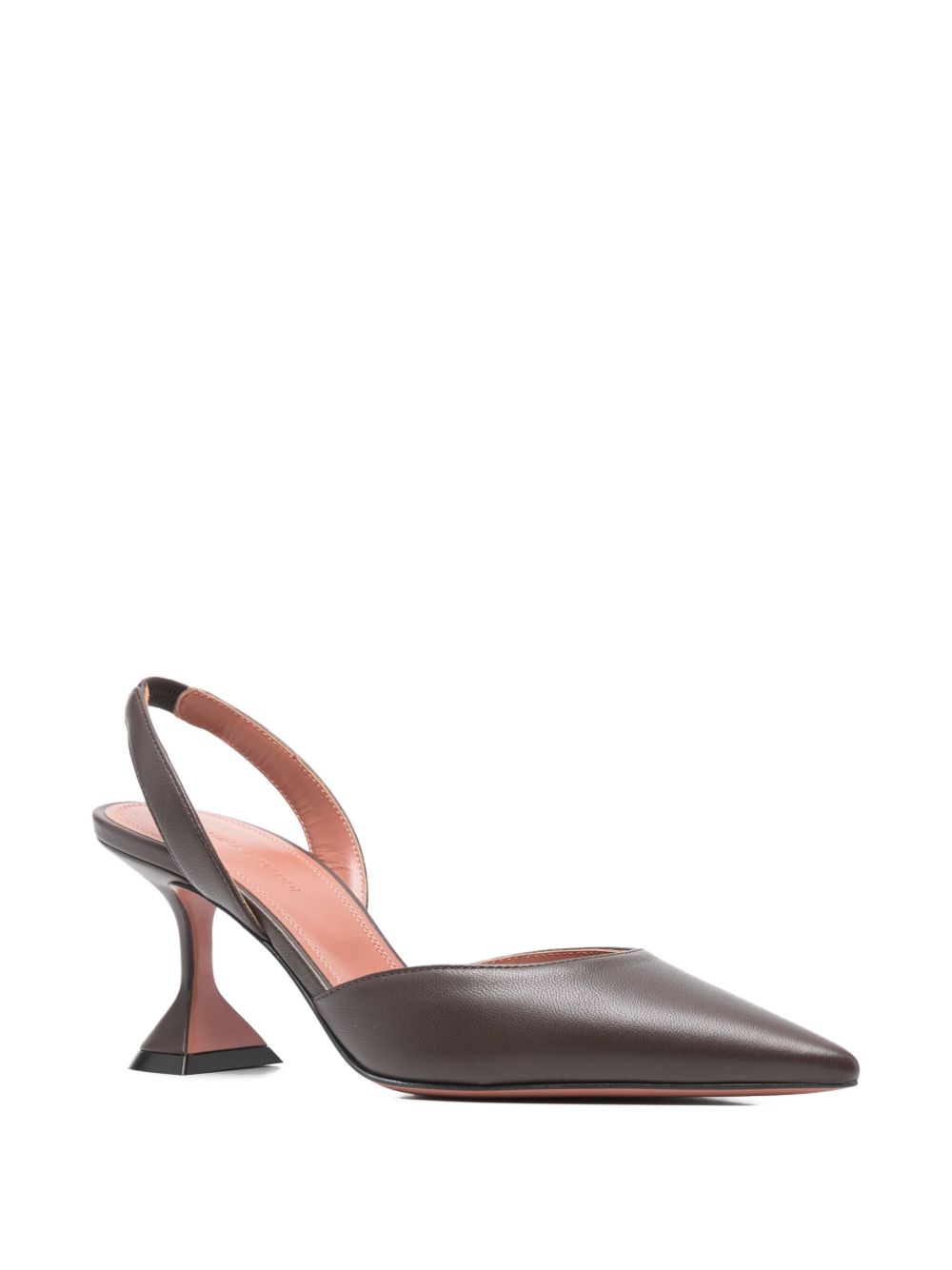 AMINA MUADDI Holli Leather Slingback Pumps
