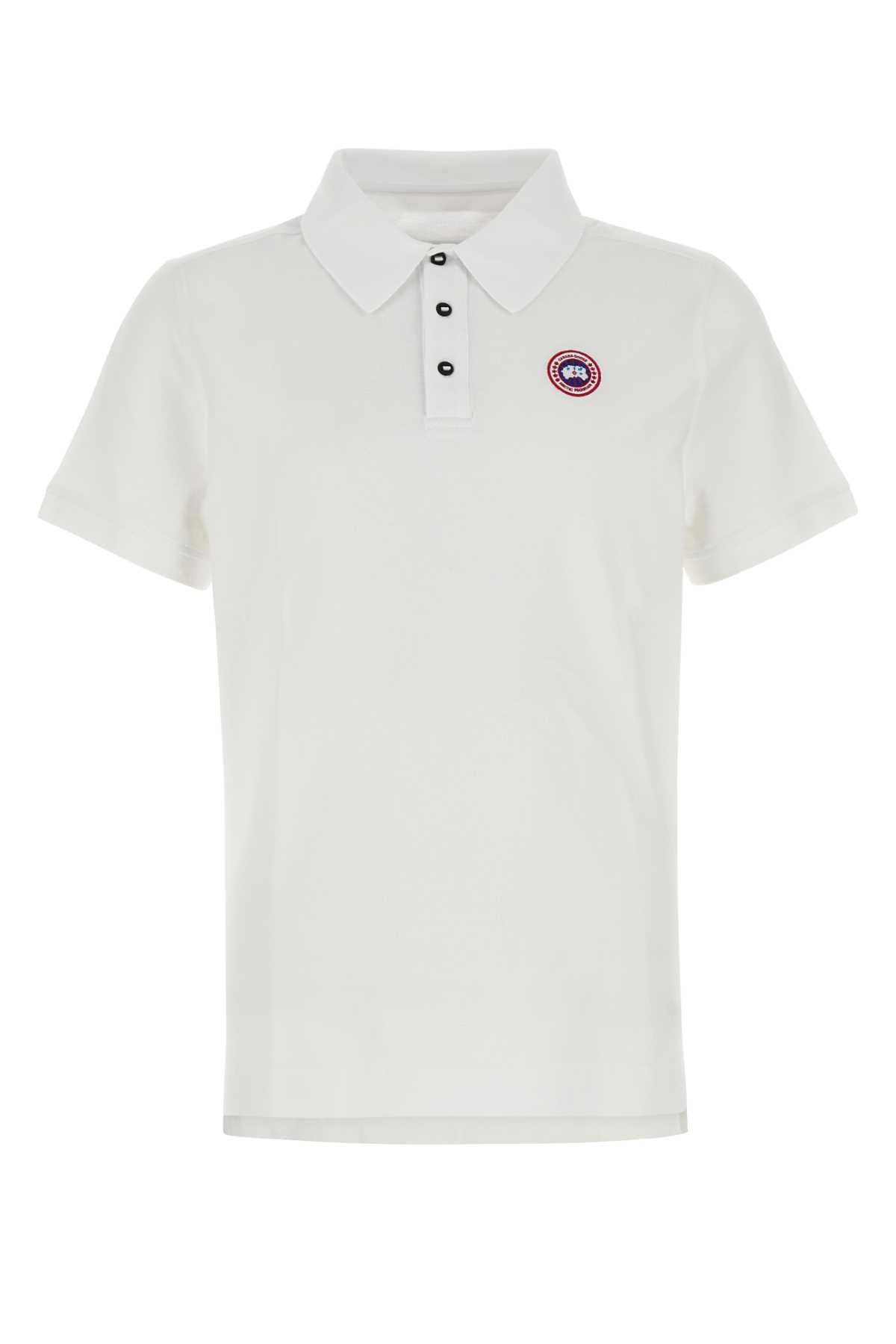 CANADA GOOSE Structured Cotton Piqué Polo for Men