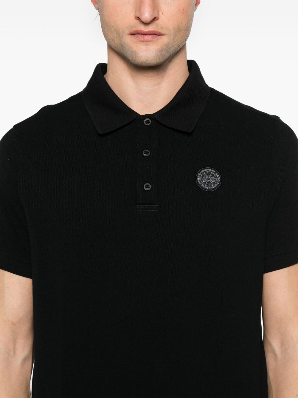 CANADA GOOSE Men's Cotton-Piqué Polo Shirt