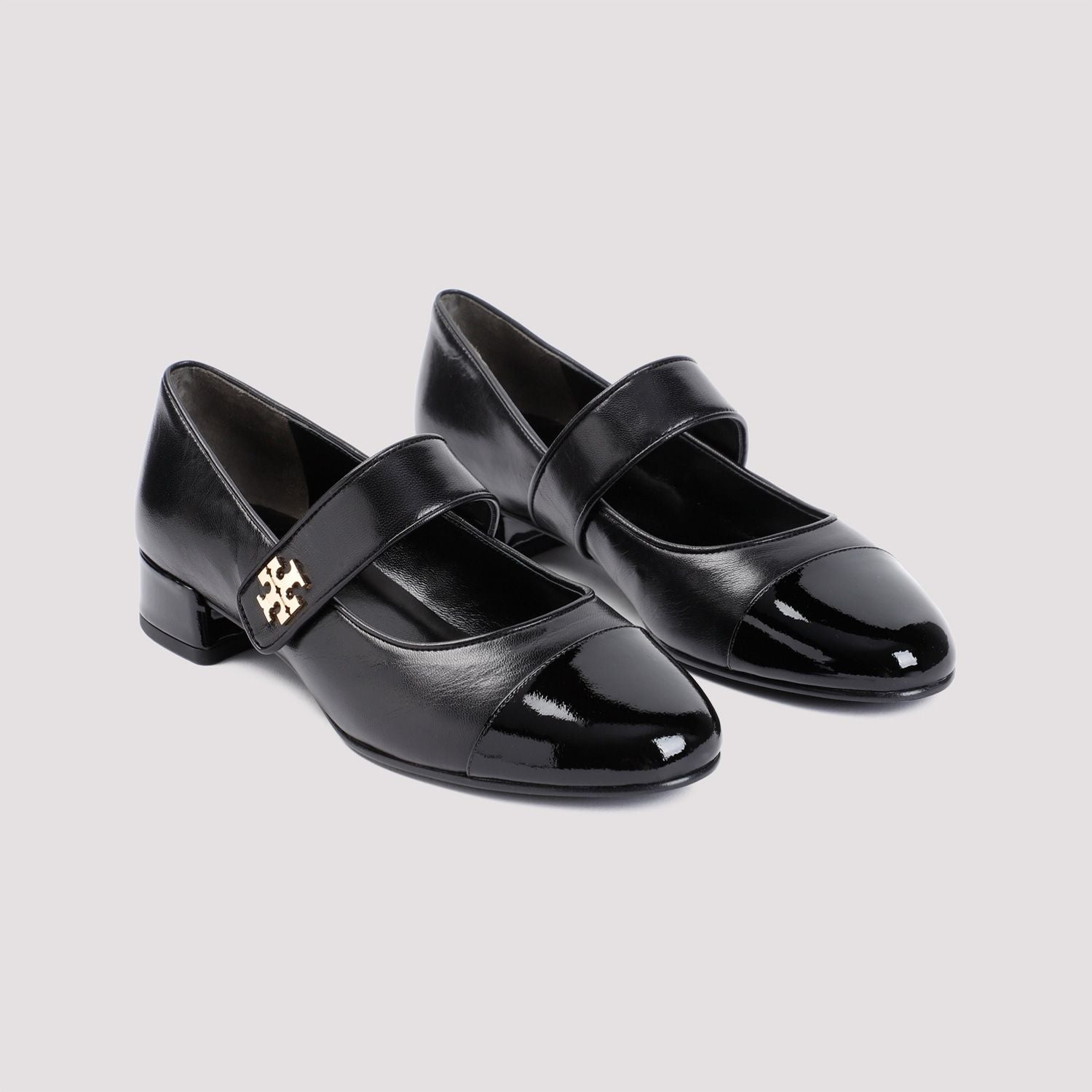 TORY BURCH Cap-Toe Mary Jane Heel Ballet 25mm