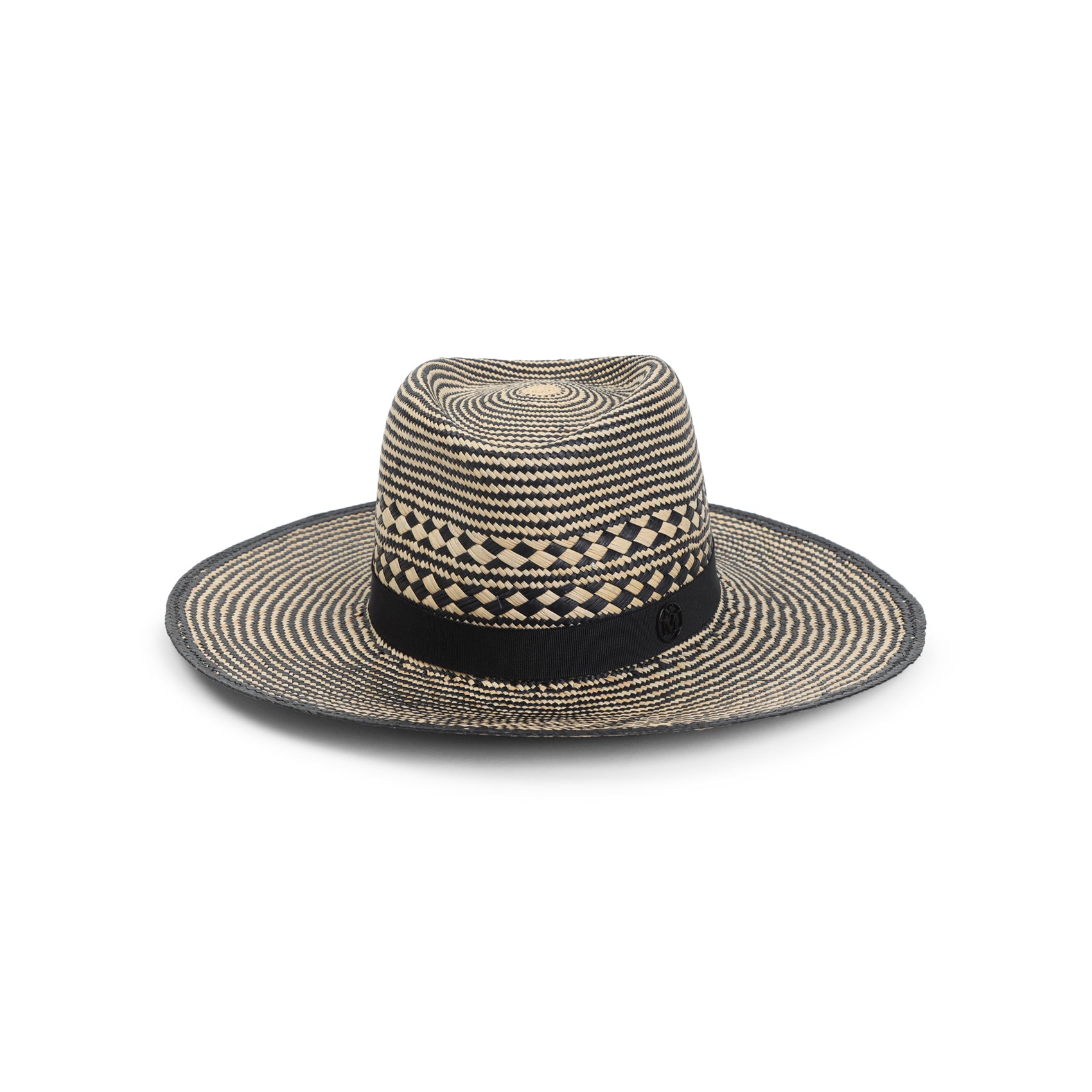 MAISON MICHEL Bicolor Structured Hat