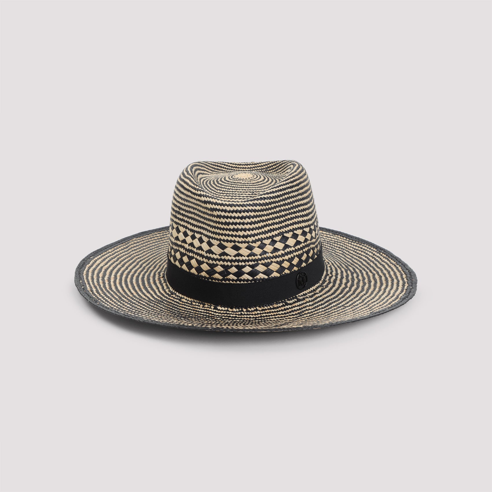 MAISON MICHEL Bicolor Structured Hat