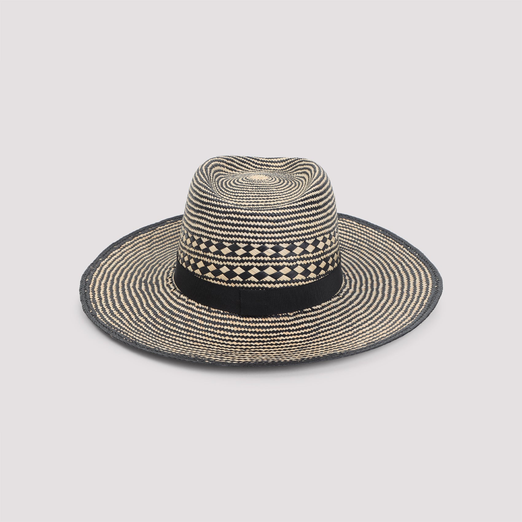 MAISON MICHEL Bicolor Structured Hat
