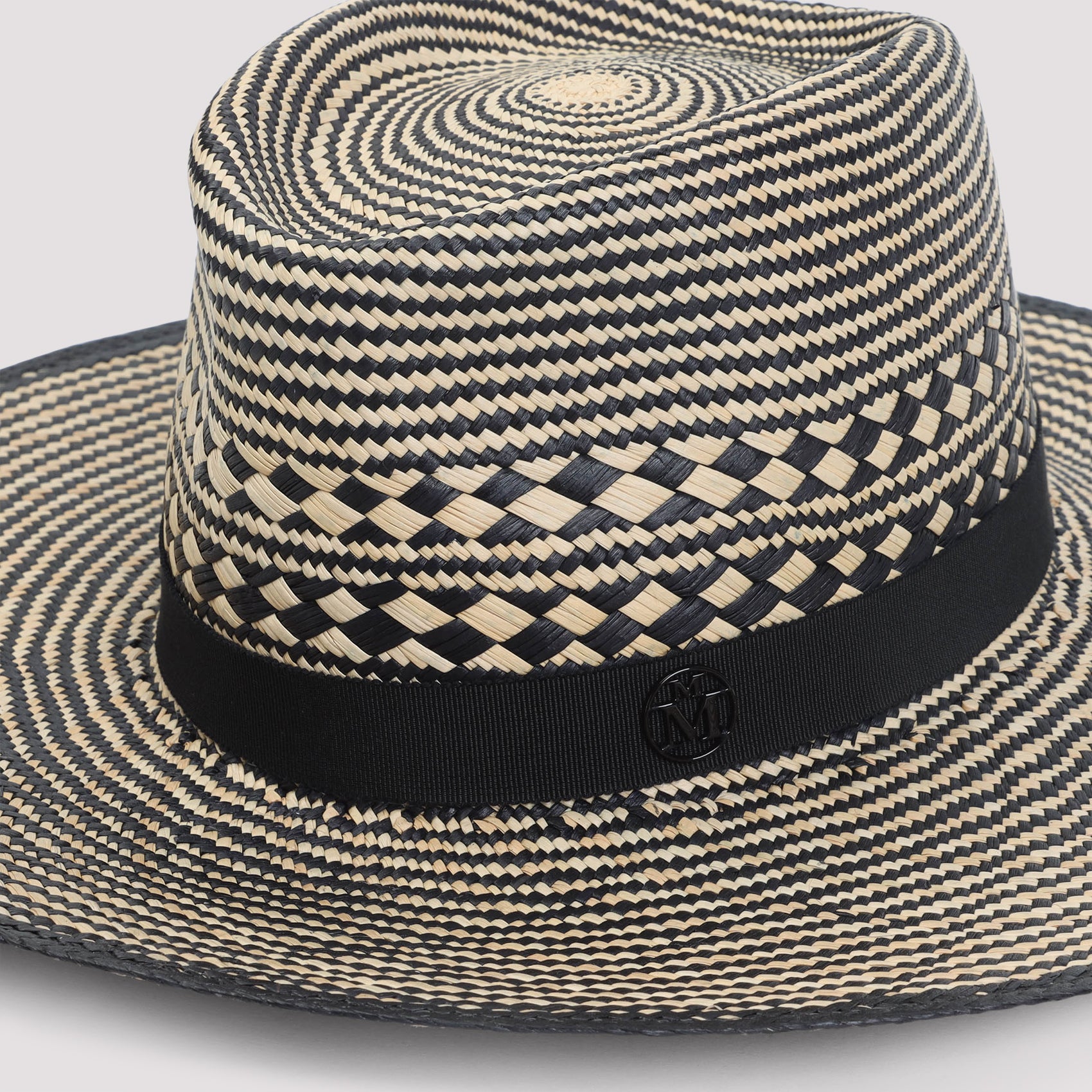 MAISON MICHEL Bicolor Structured Hat
