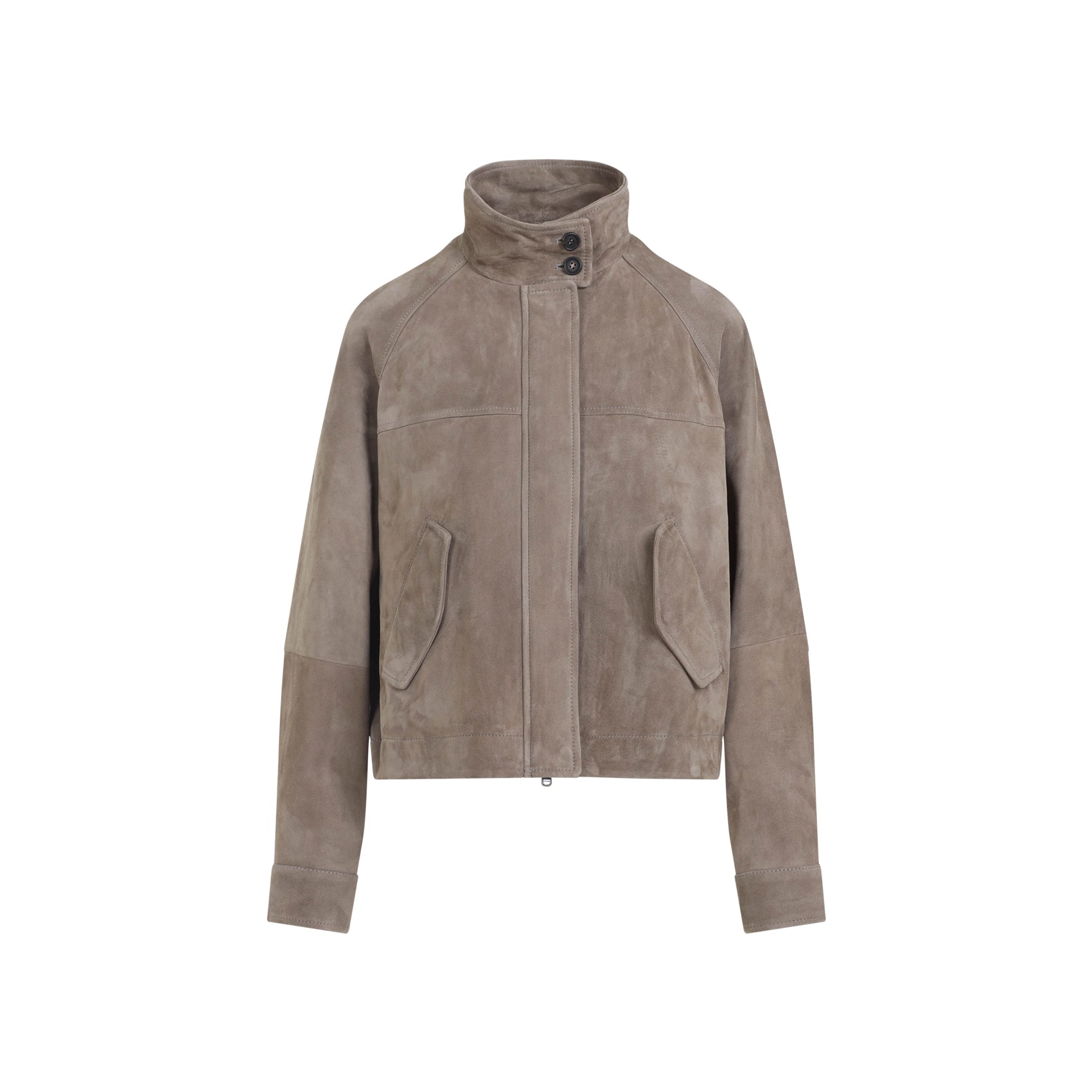 BRUNELLO CUCINELLI Men's Suede Jacket for FW25