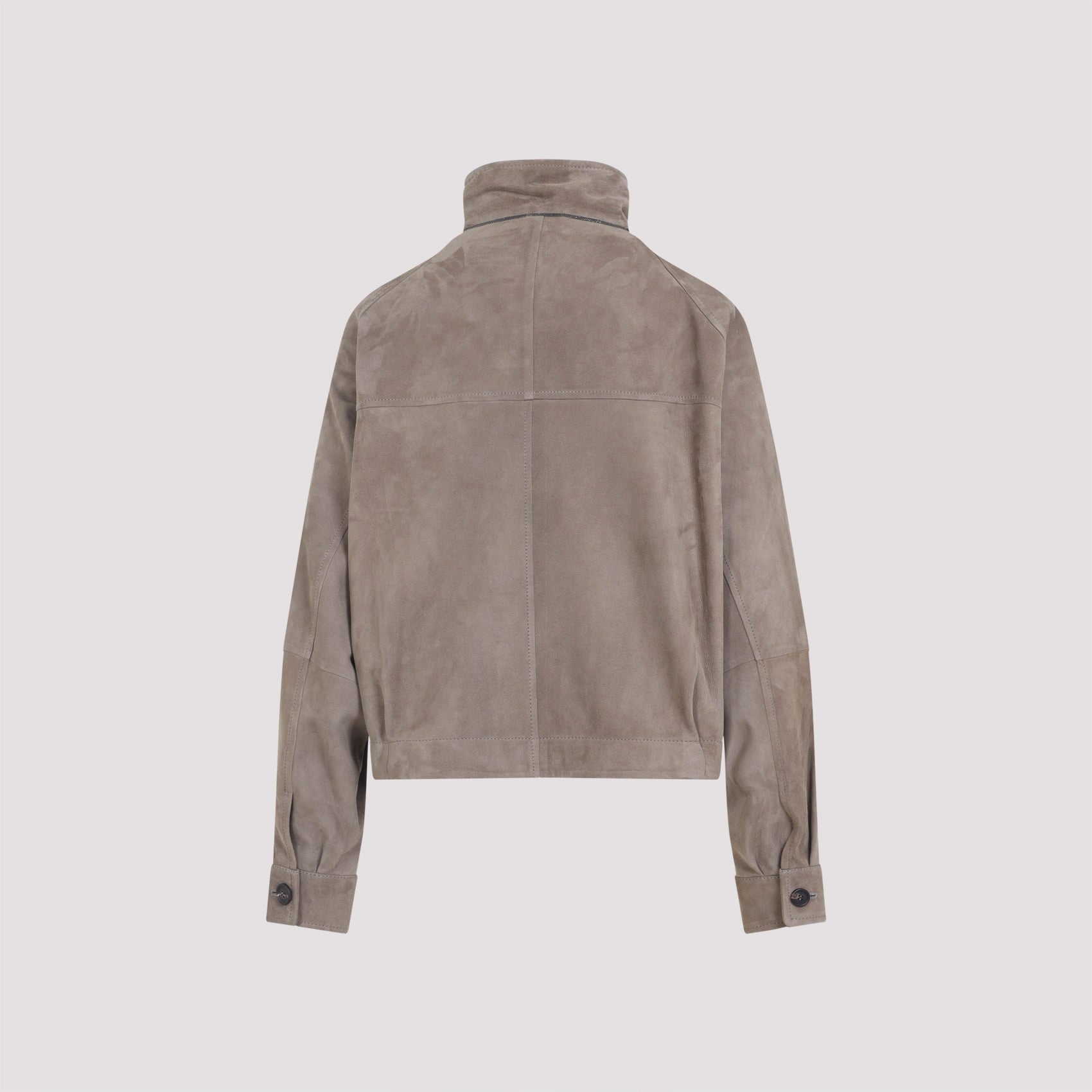 BRUNELLO CUCINELLI Men's Suede Jacket for FW25