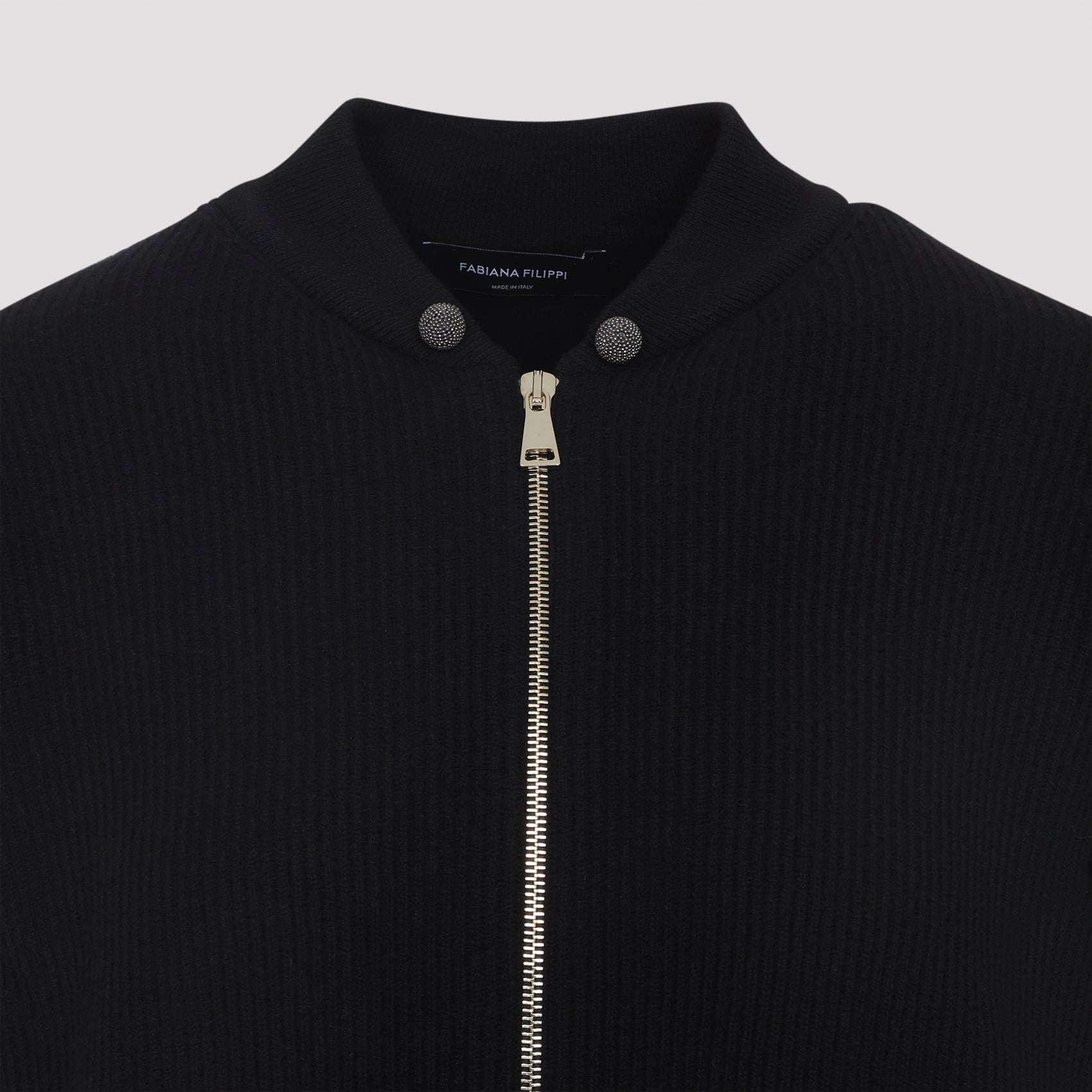 FABIANA FILIPPI Men's Luxurious Wool Blend Bomber Jacket