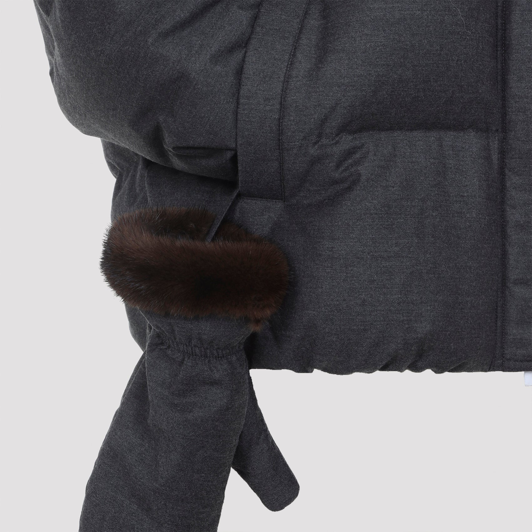 YVES SALOMON Men's Feather Down Jacket - Fall/Winter 2025