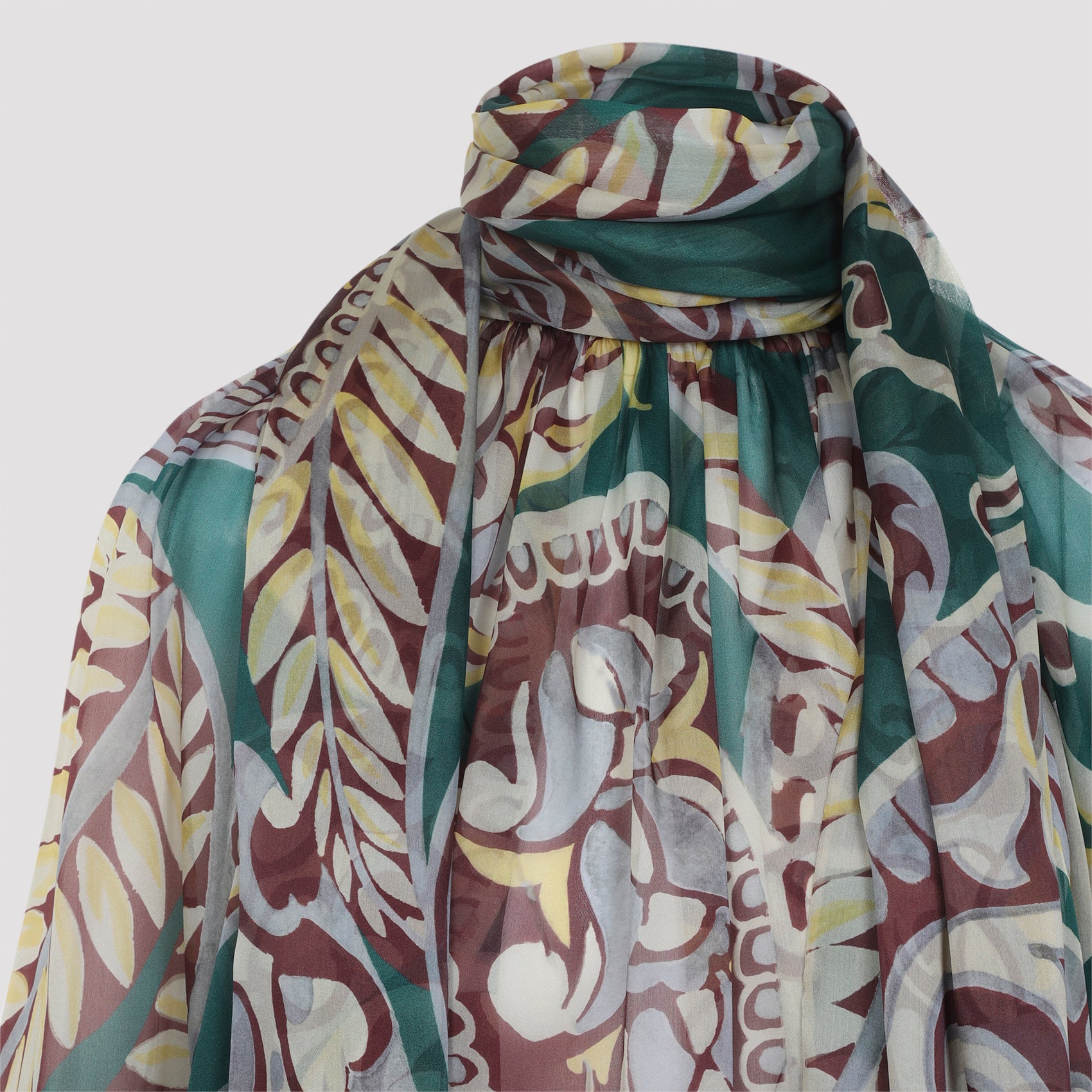 ETRO Men's Ruched Silk Top