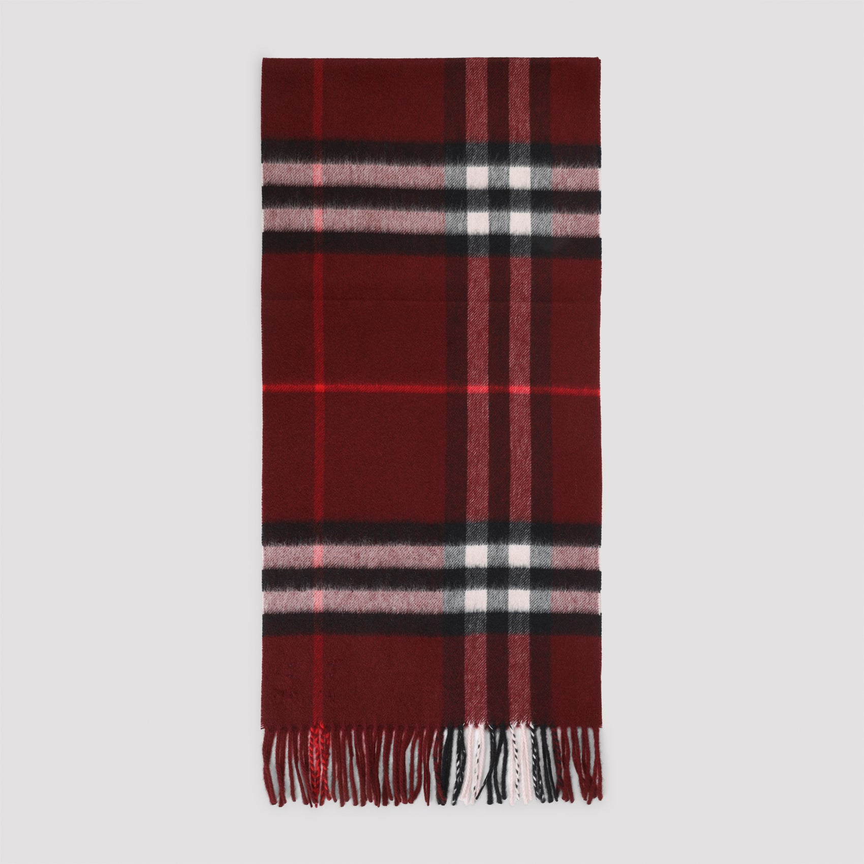 BURBERRY Giant Check Cashmere Scarf 168cm x 30cm