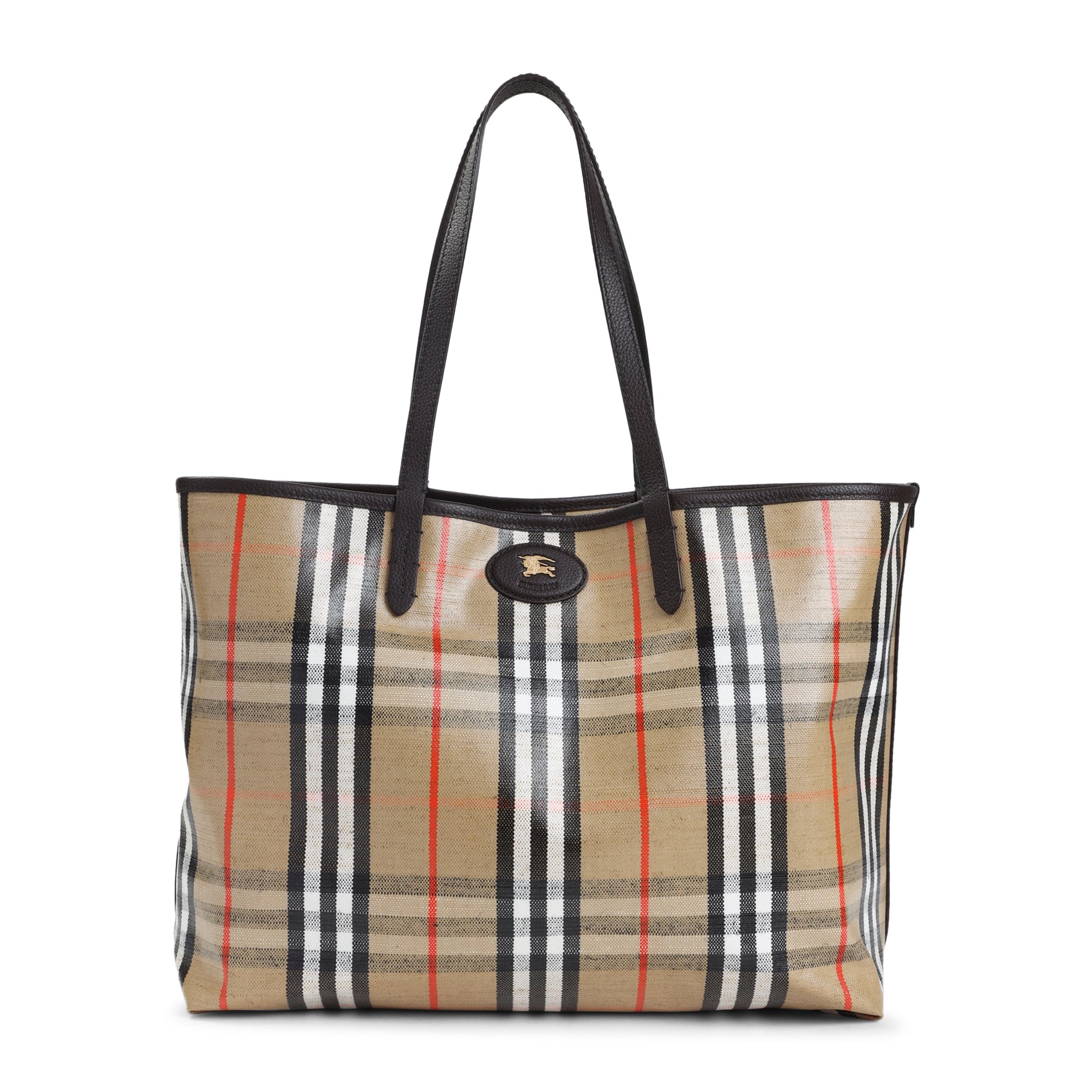 BURBERRY Highlands Mini Tote Handbag