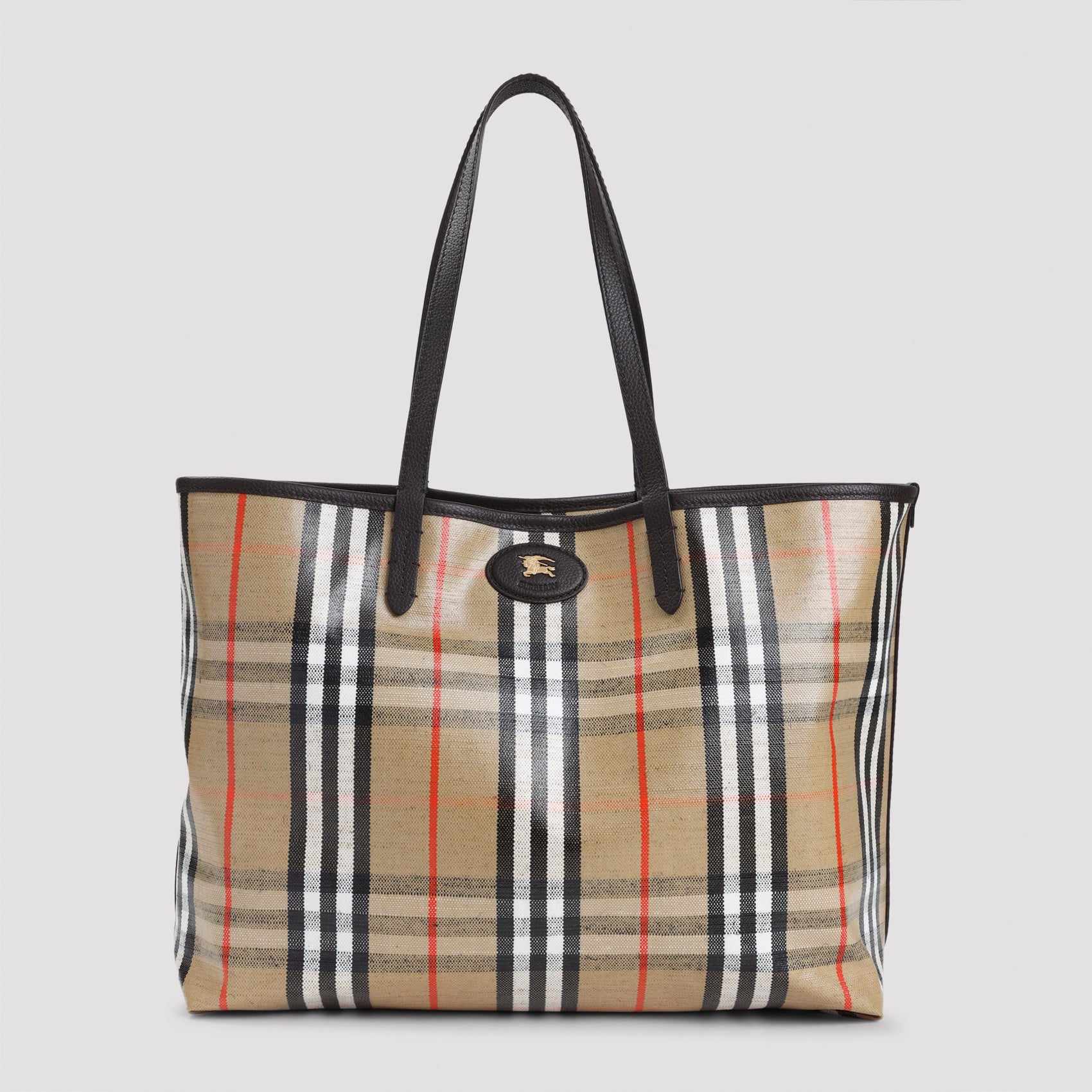 BURBERRY Highlands Mini Tote Handbag