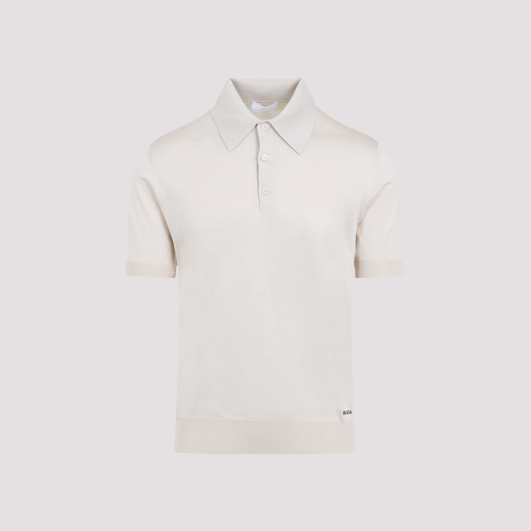 PRADA Silk Polo for Men - Fall Collection