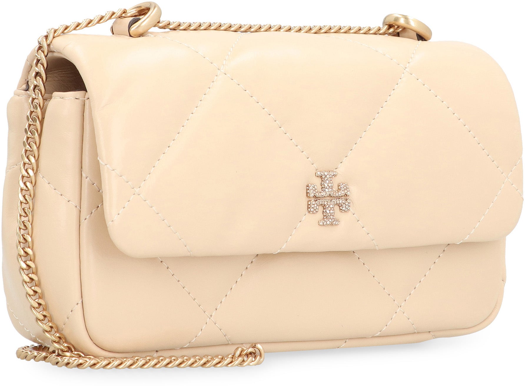 TORY BURCH Mini Diamond Leather Crossbody Handbag
